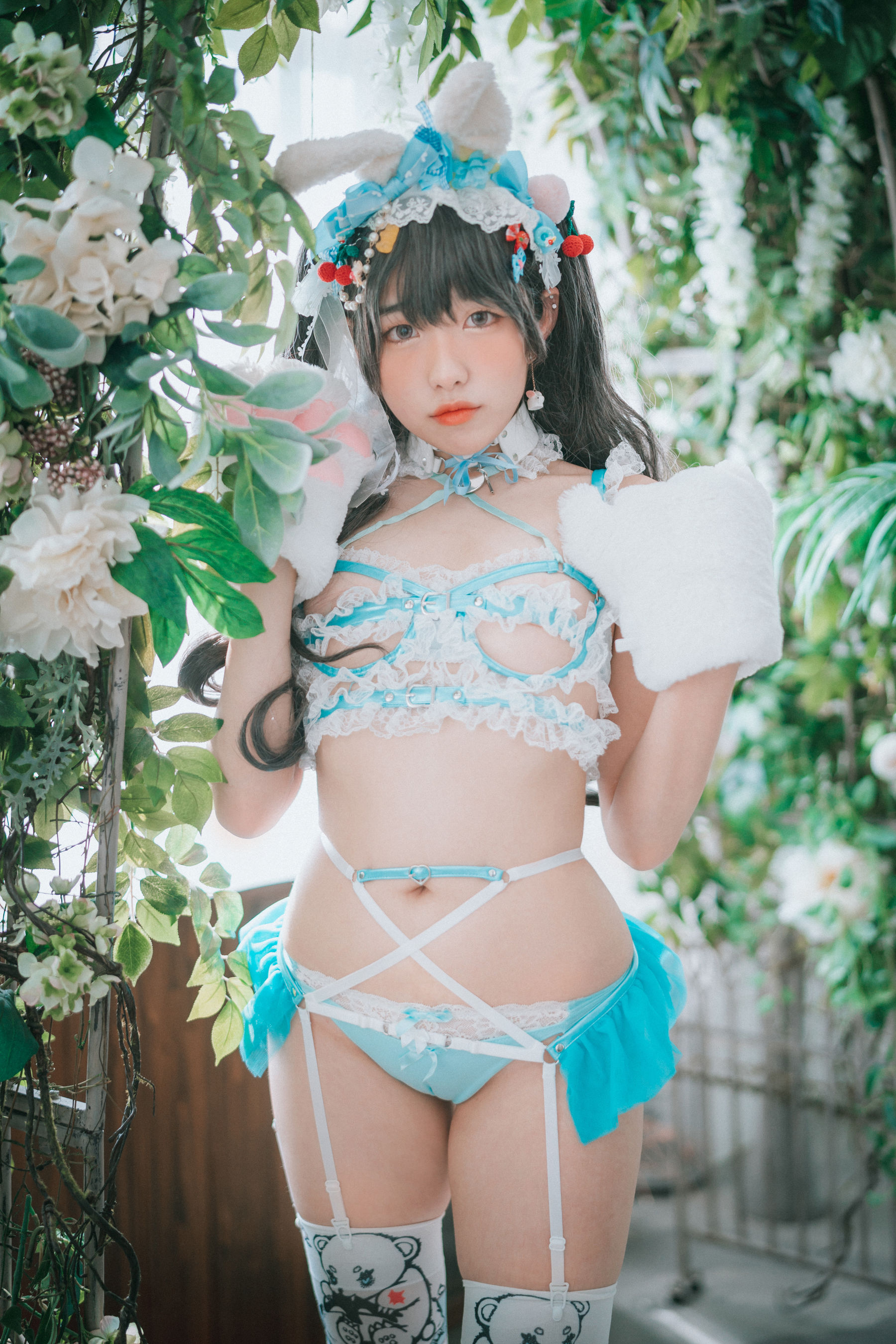 [DJAWA]  Sonson - Turquoise Bunny 写真套图_第2张