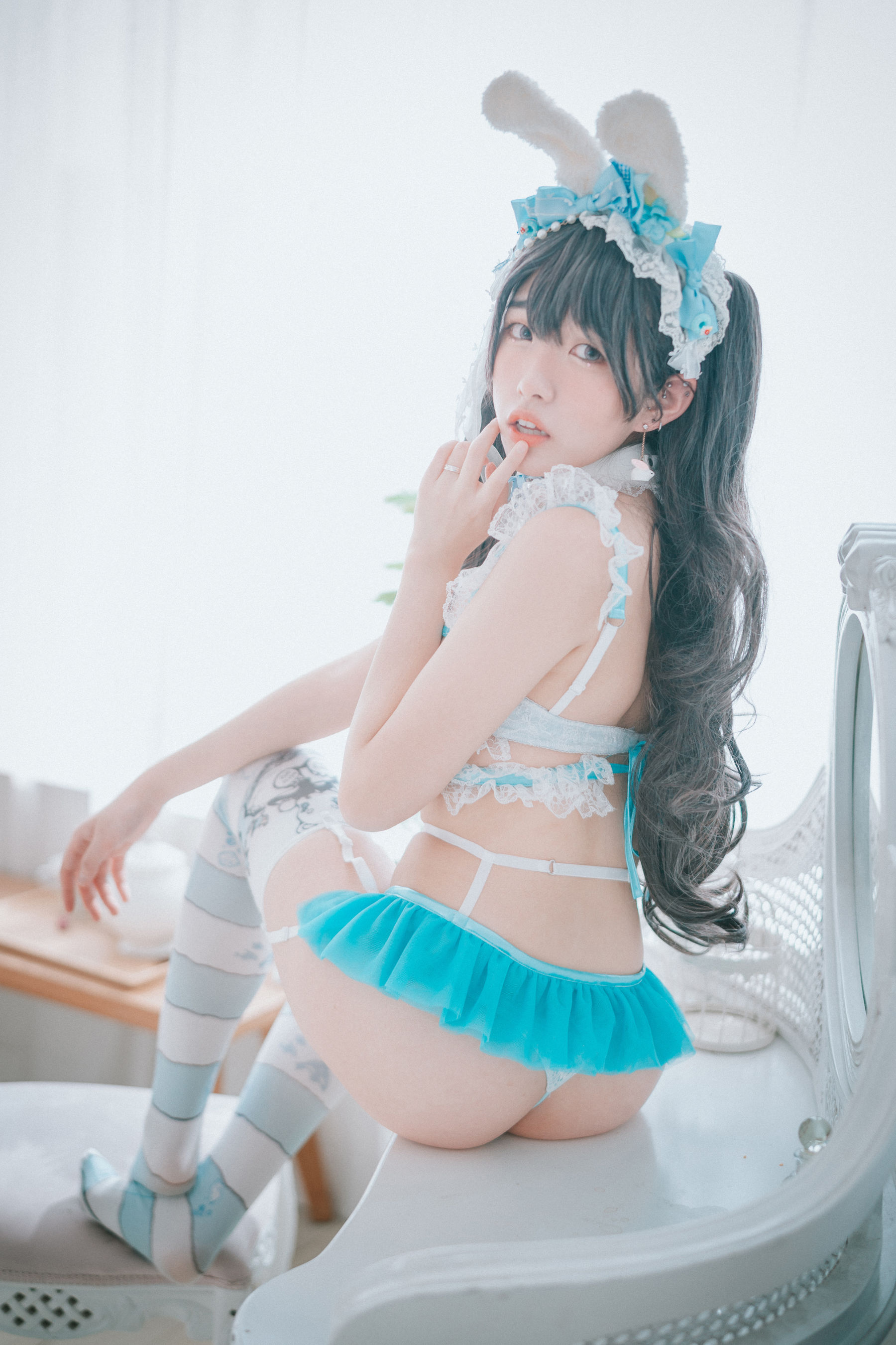 [DJAWA]  Sonson - Turquoise Bunny 写真套图_第5张
