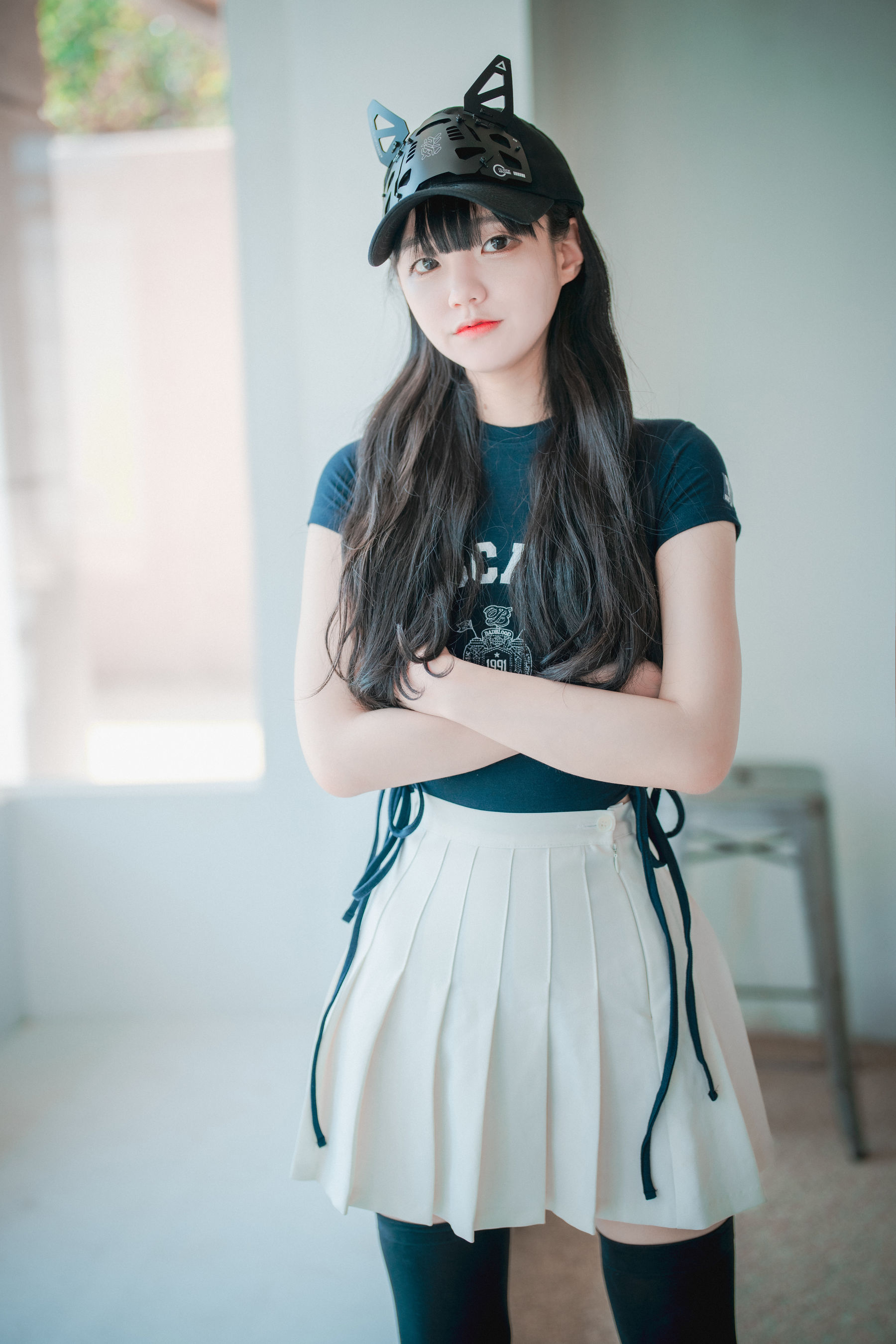[DJAWA]  Jeong Jenny - Classic Athletic Girl in Navy Blue_第3张