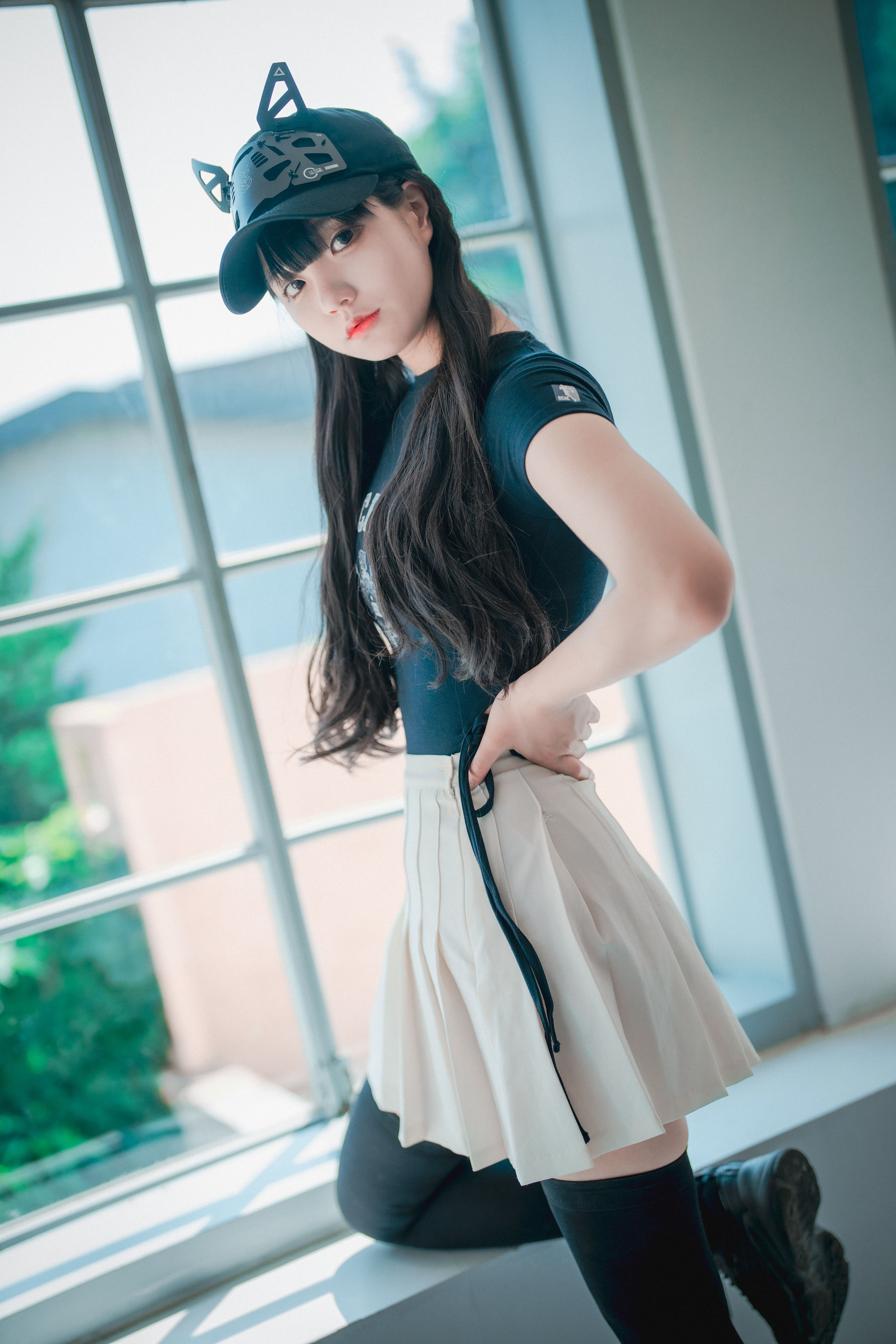 [DJAWA]  Jeong Jenny - Classic Athletic Girl in Navy Blue_第4张