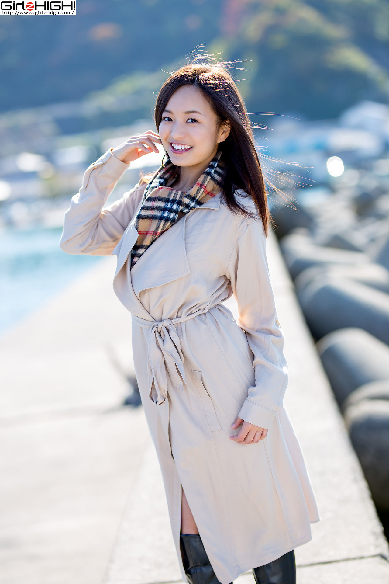 [Girlz-High] Mayumi Yamanaka 山中真由美 - 海边长靴系列 - bmay_011_001_第2张