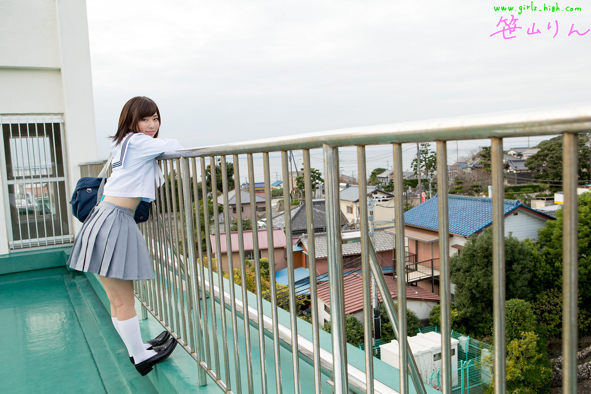 笹山りん《もうギリギりん！》 ハイレグレオタード [Girlz-High]_第2张