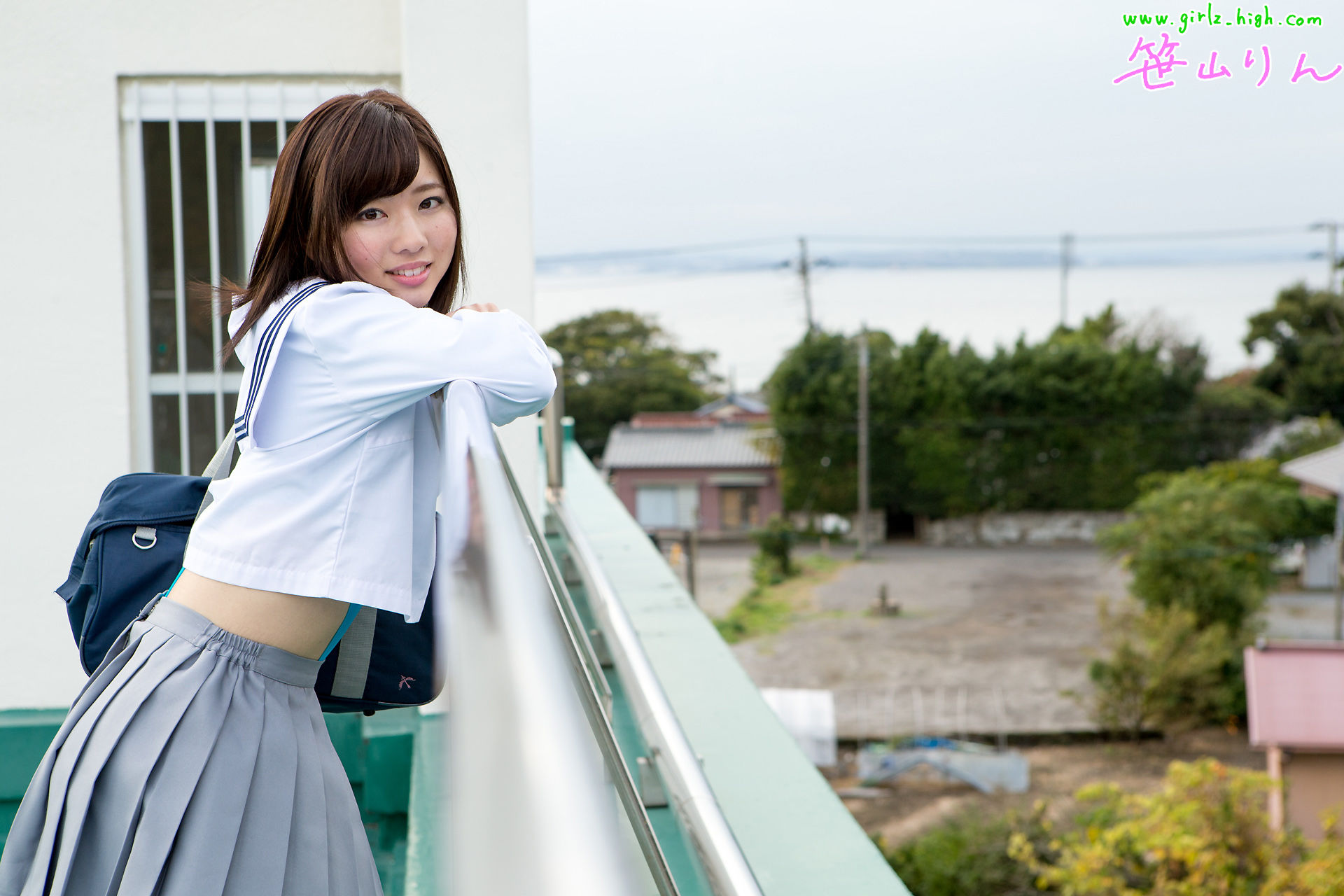 笹山りん《もうギリギりん！》 ハイレグレオタード [Girlz-High]_第3张