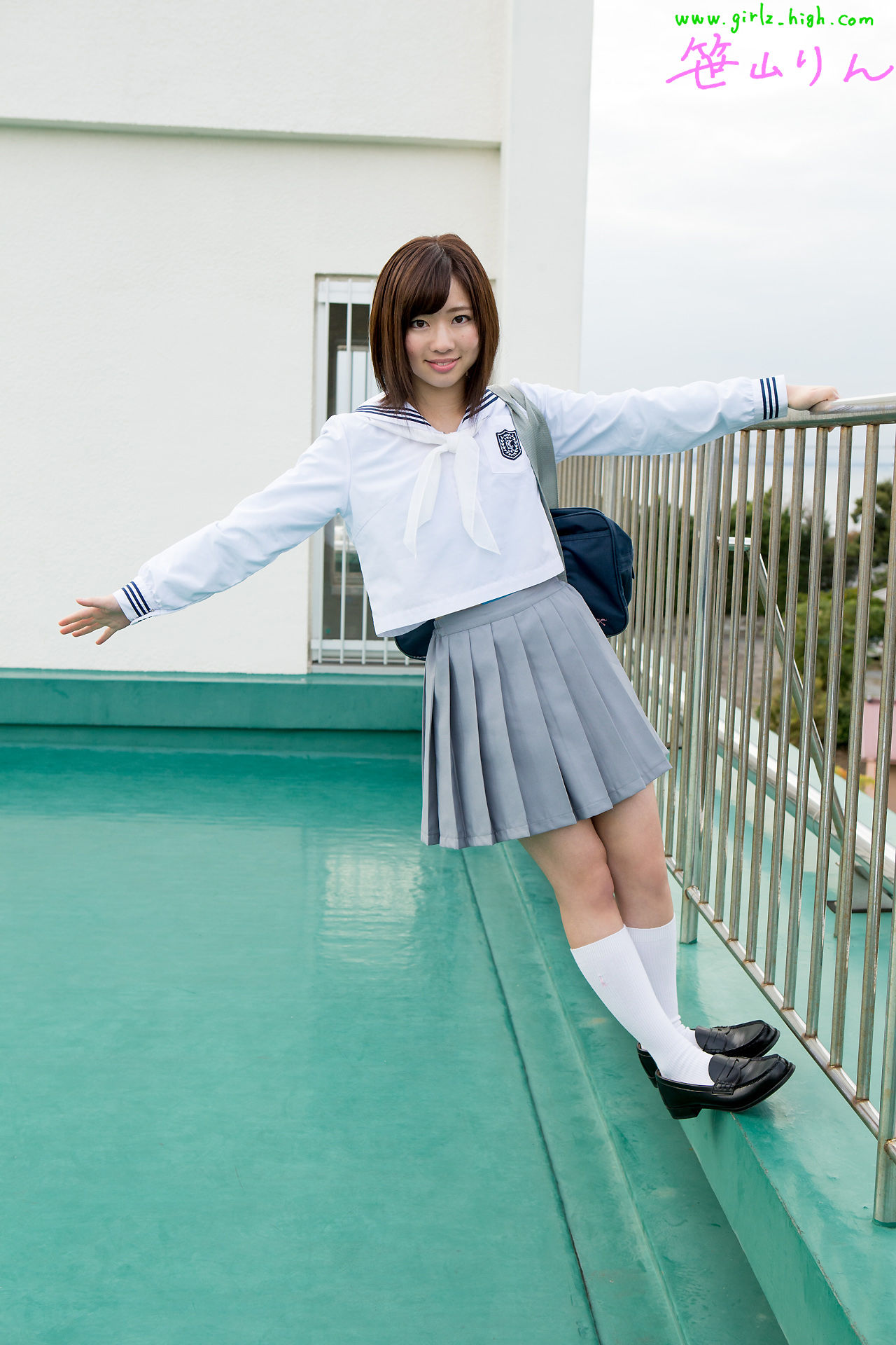 笹山りん《もうギリギりん！》 ハイレグレオタード [Girlz-High]_第4张