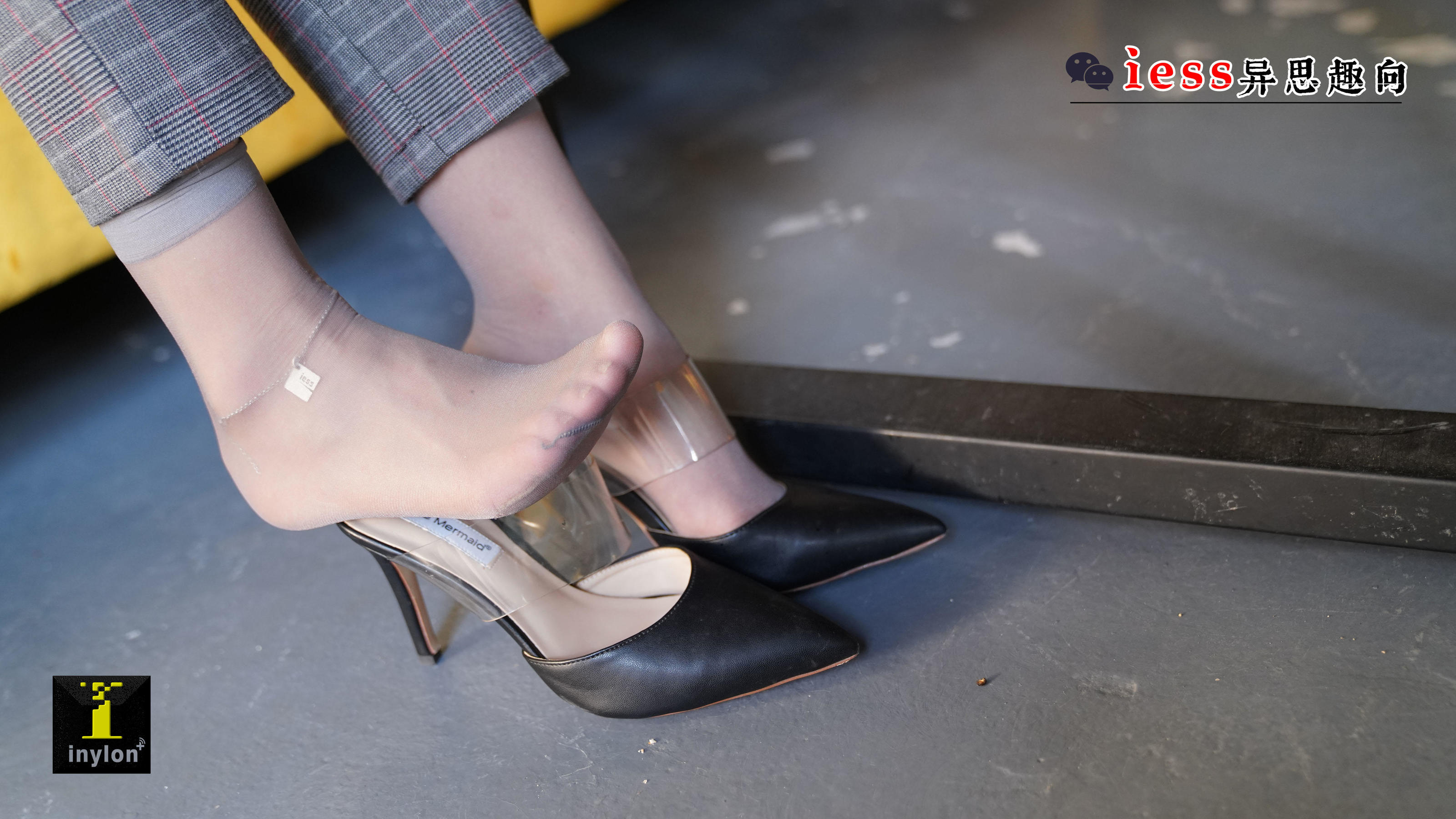 [IESS普惠集] 132 模特格格 《精彩的短灰丝特写》_第2张