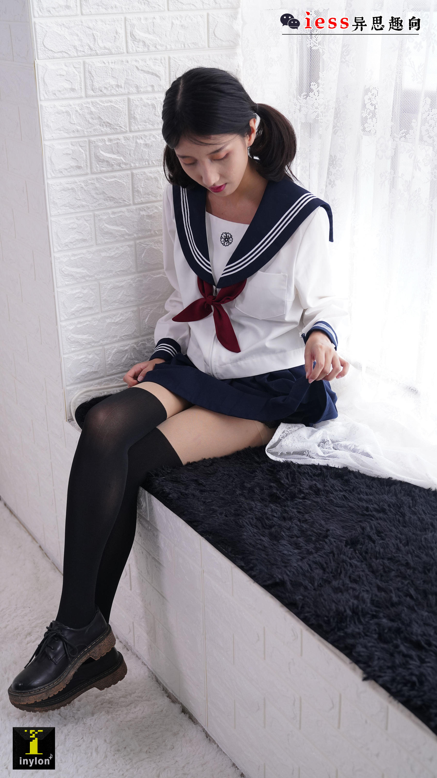 [IESS普惠集] 133 模特森爷 《假双短JK袜》_第2张