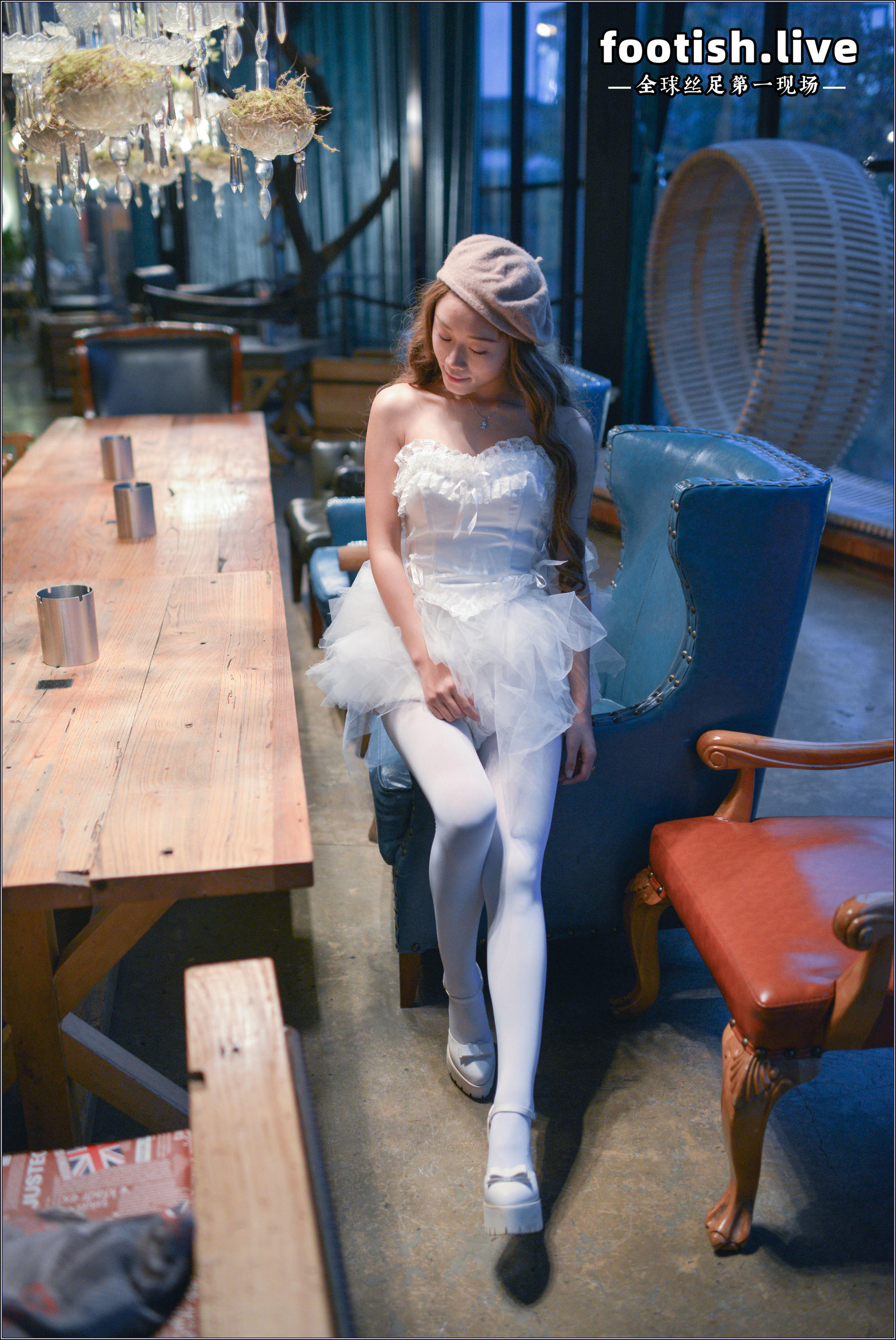 [IESS普惠集] 162 模特小黑妹婧婧 《另类白色趣味》_第2张