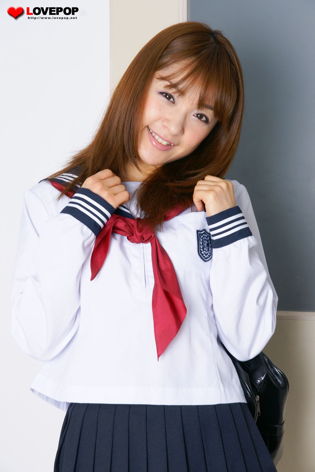 Mihiro Taniguchi 朝美穗香 Otakara 校服 001 [LovePop]_第3张