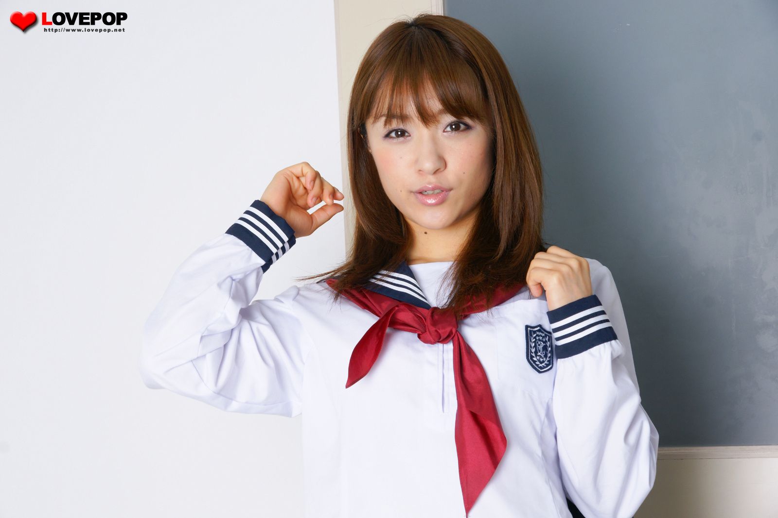 Mihiro Taniguchi 朝美穗香 Otakara 校服 001 [LovePop]_第5张