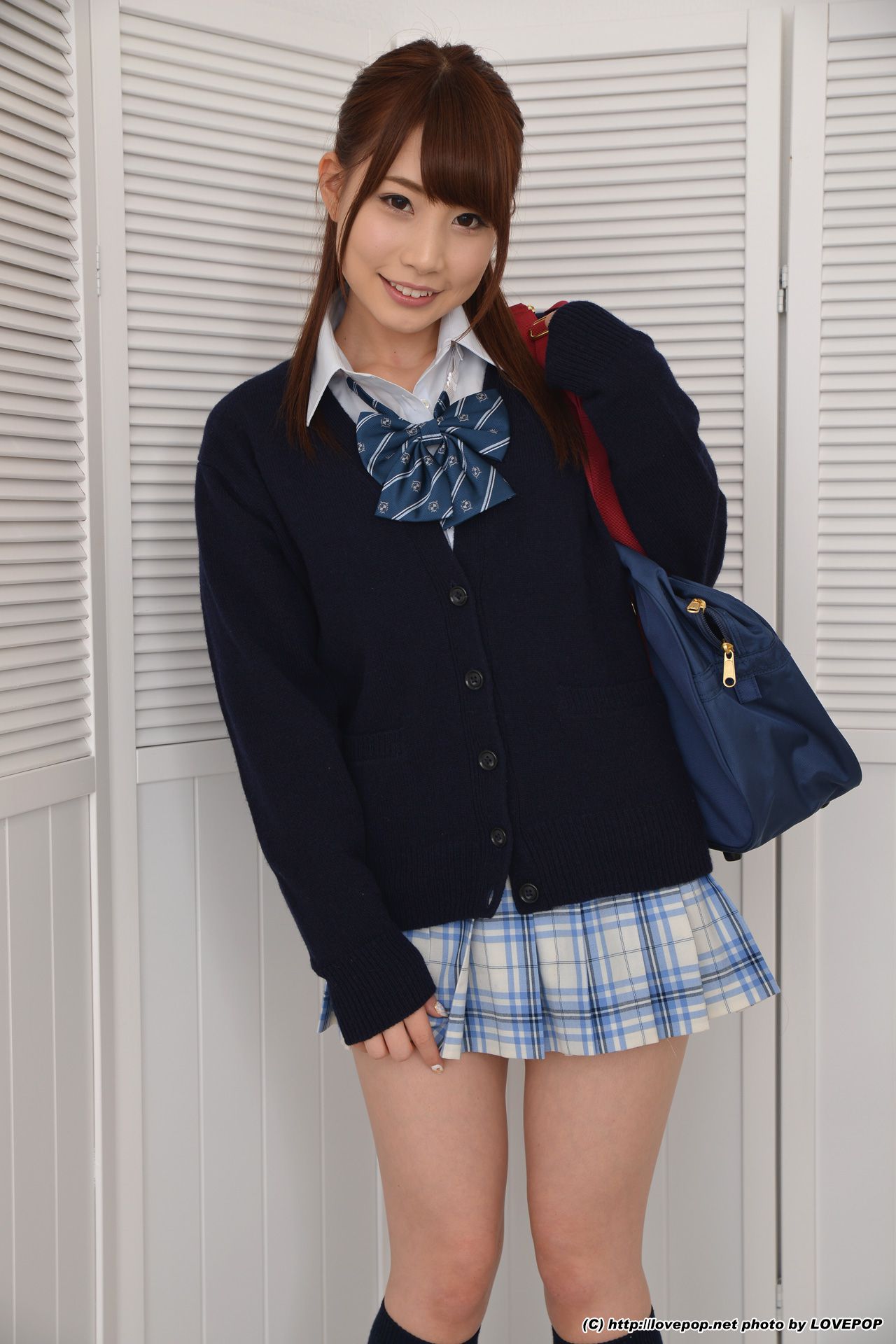 Rui Hasegawa 長谷川るい/长谷川留衣 校服 Set4 [LovePop]_第1张