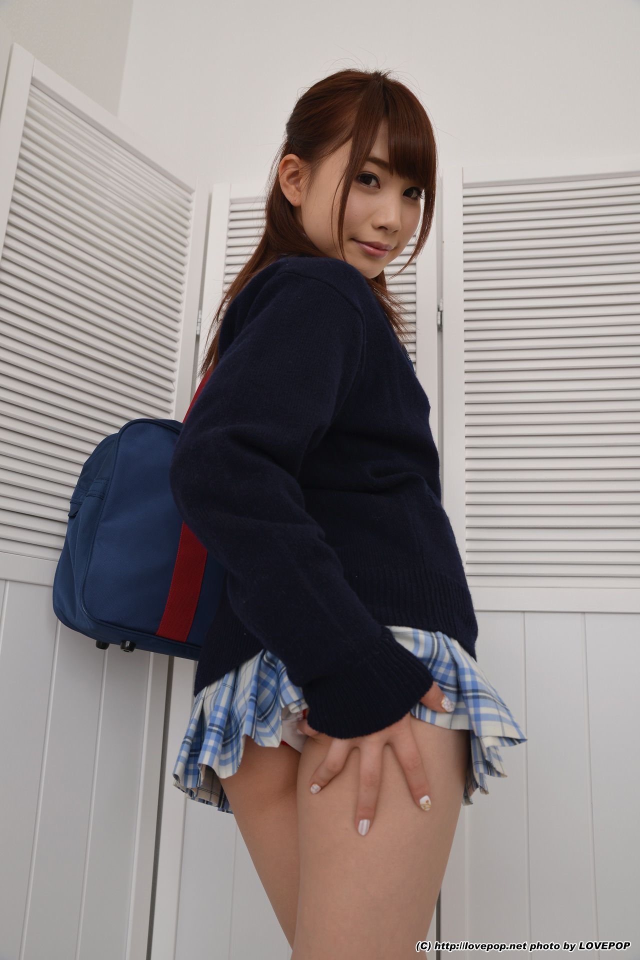 Rui Hasegawa 長谷川るい/长谷川留衣 校服 Set4 [LovePop]_第5张