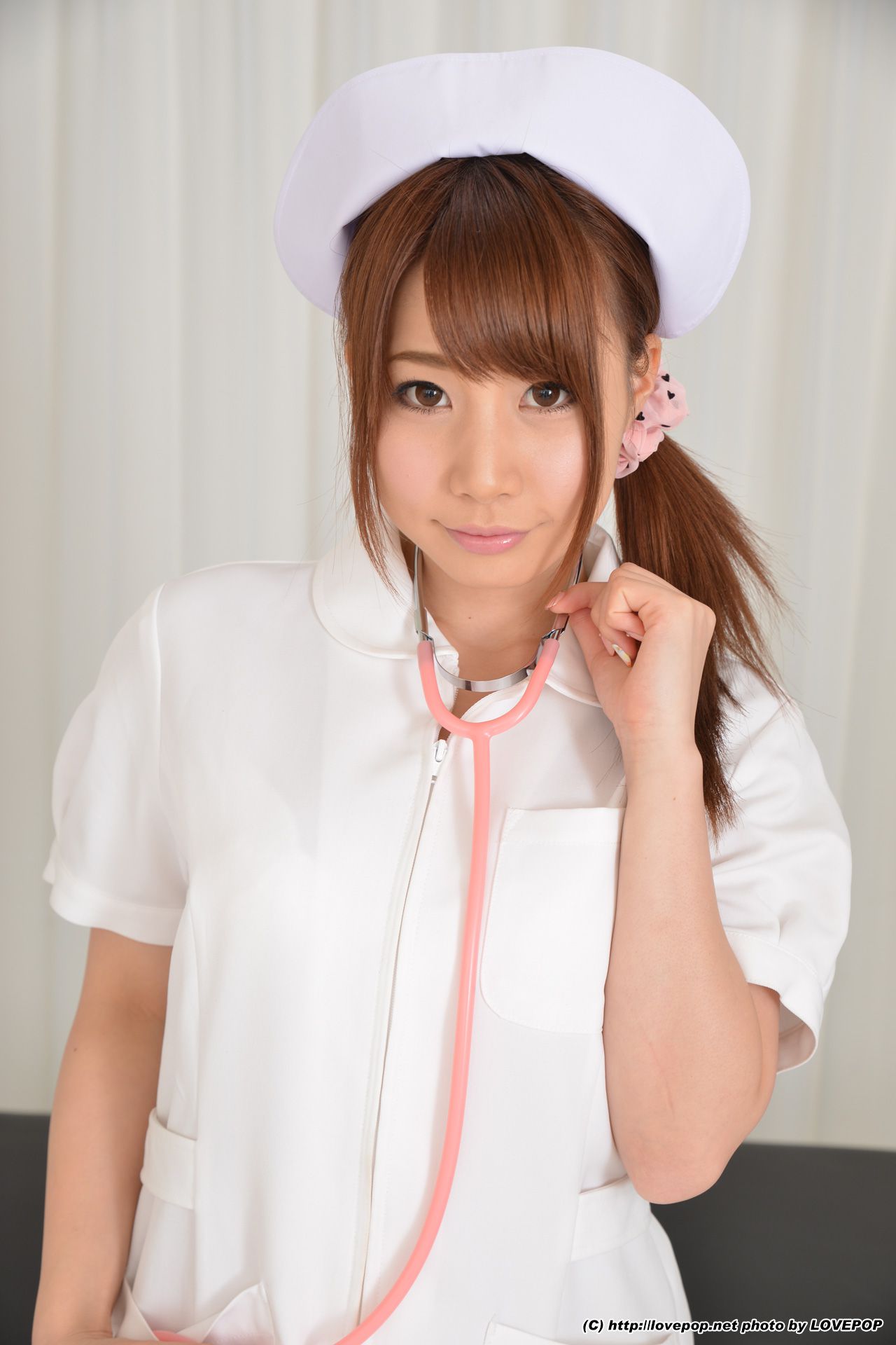 Rui Hasegawa 長谷川るい 白丝美护士 Set8 [LovePop]_第3张