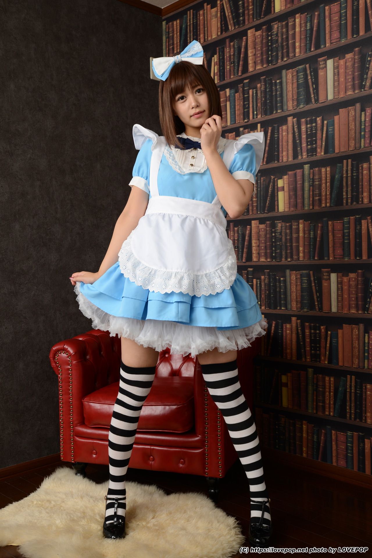 Hikaru Konno 紺野ひかる(绀野光) 女仆 Set06 [LovePop]_第1张