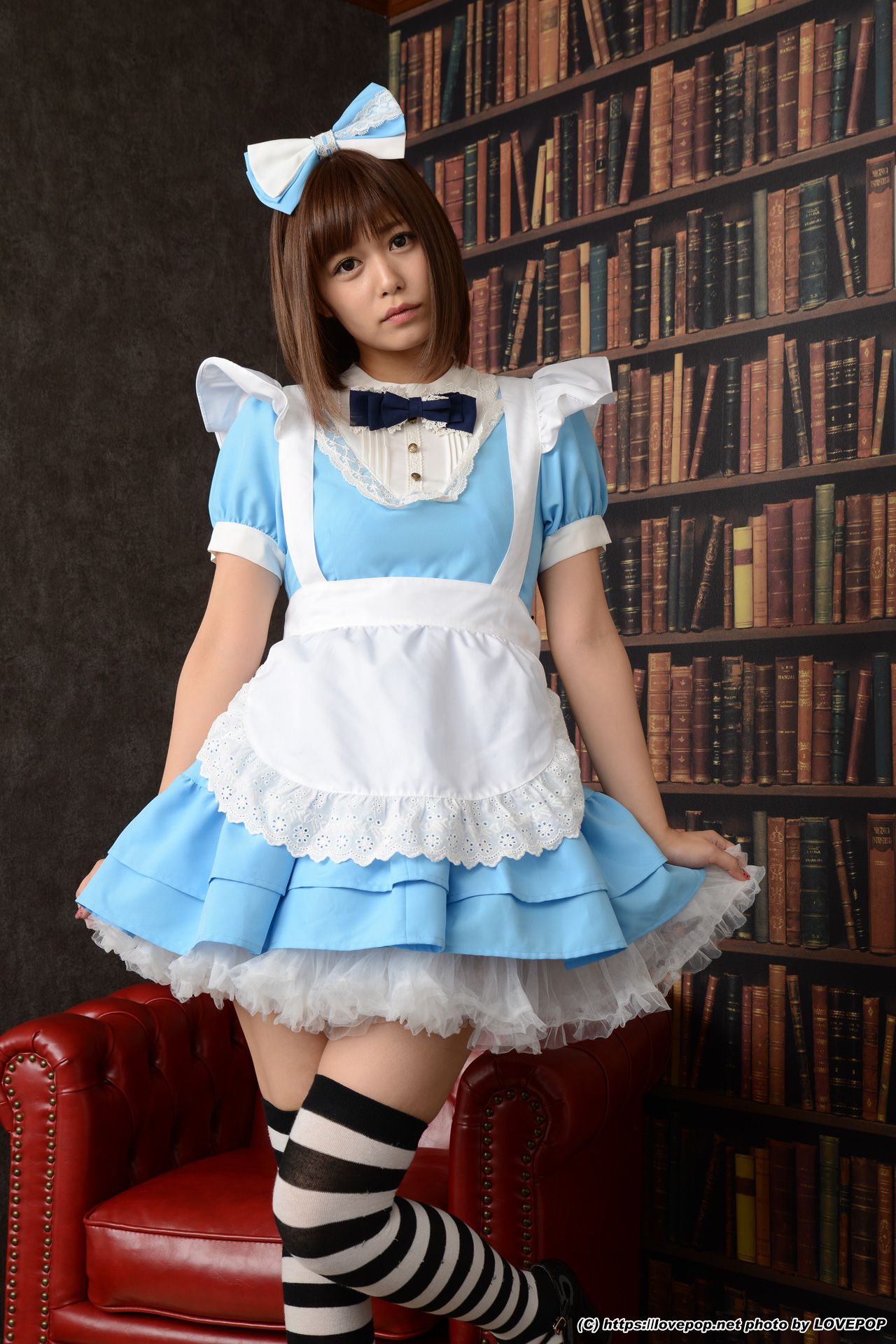 Hikaru Konno 紺野ひかる(绀野光) 女仆 Set06 [LovePop]_第2张