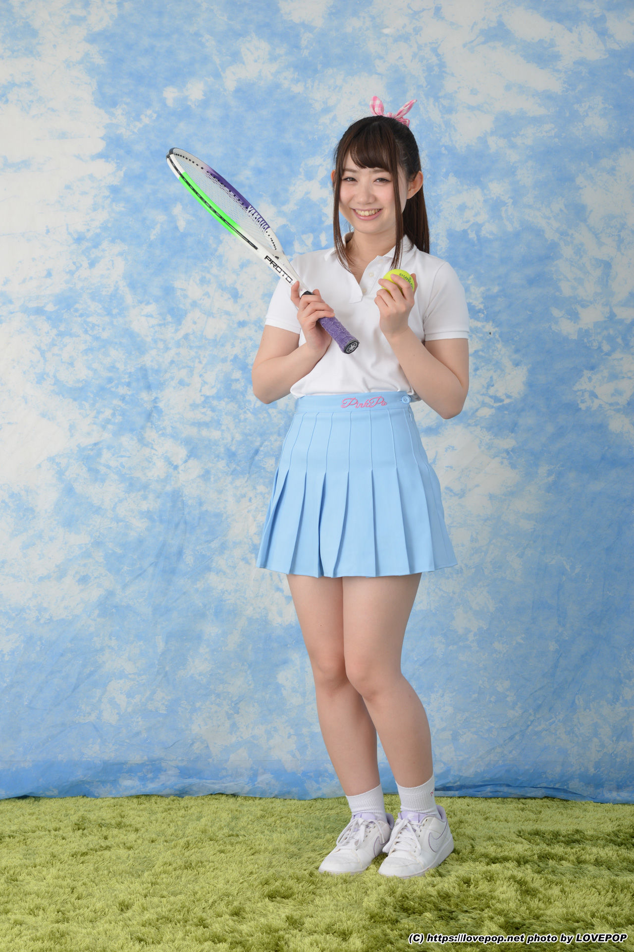 [LOVEPOP] Ayuna Niko あゆな虹恋 tennis ball and racket ! - PPV_第1张