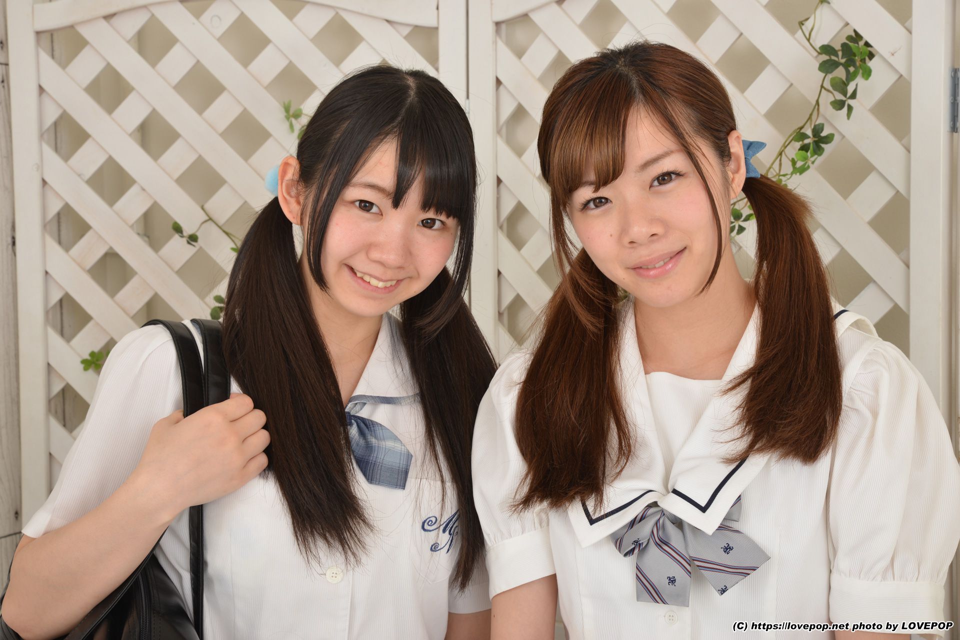 [LOVEPOP] Yuzuka Shirai&Sana Moriho 白井ゆずか&森保さな Photoset 01_第3张