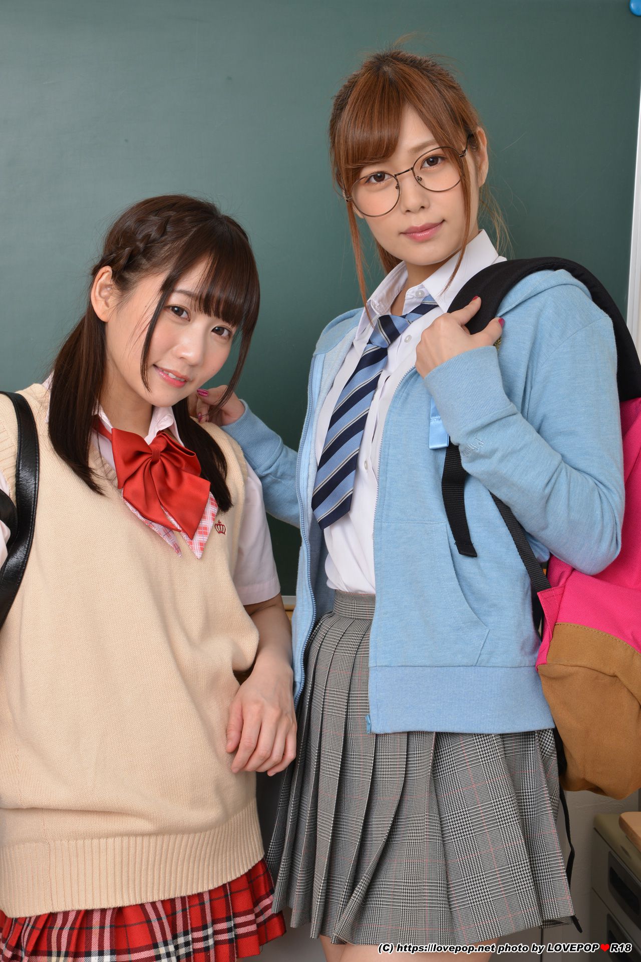 [LOVEPOP] 紺野ひかる&篠宮ゆり Photoset 01_第2张