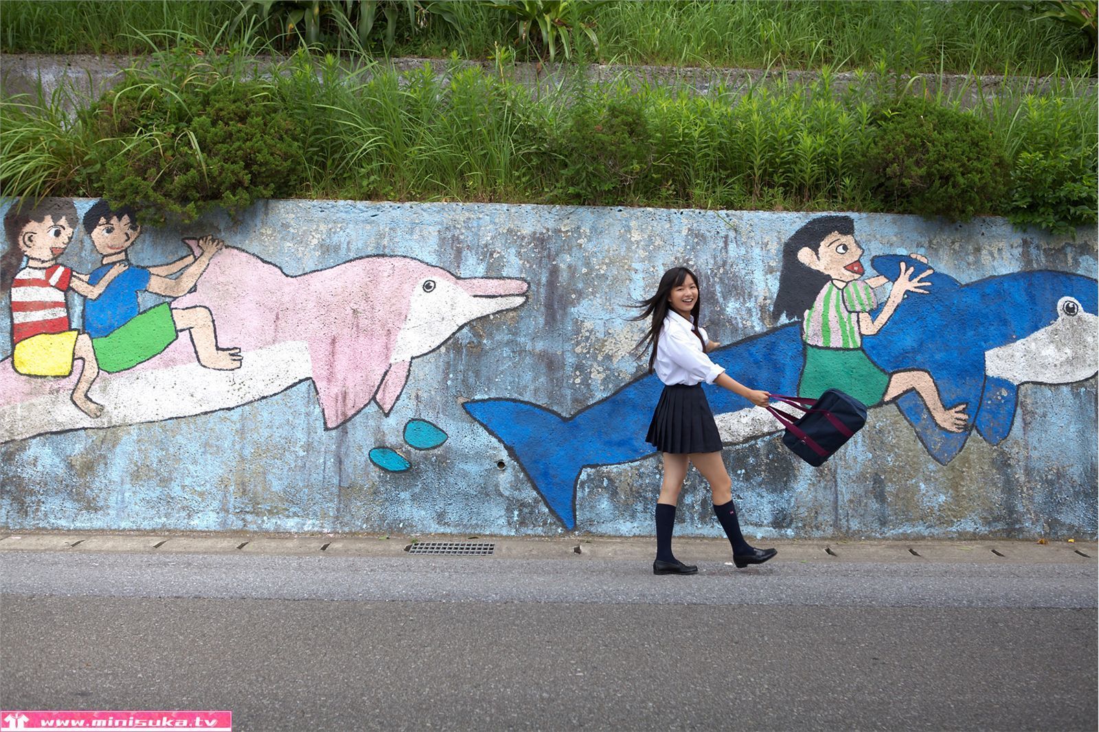 山中真由美 第一部 现役女子高生 [Minisuka.tv] Special Gallery_第1张