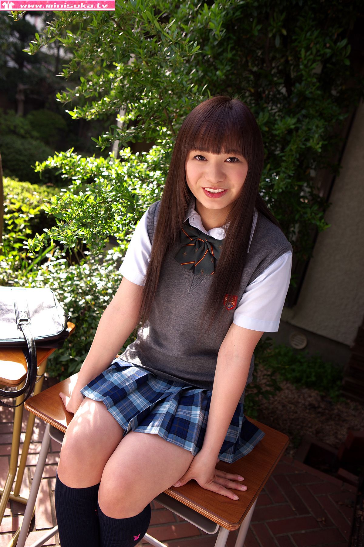 Moe Kubo 久保萌 現役女子高生 [Minisuka.tv]_第4张