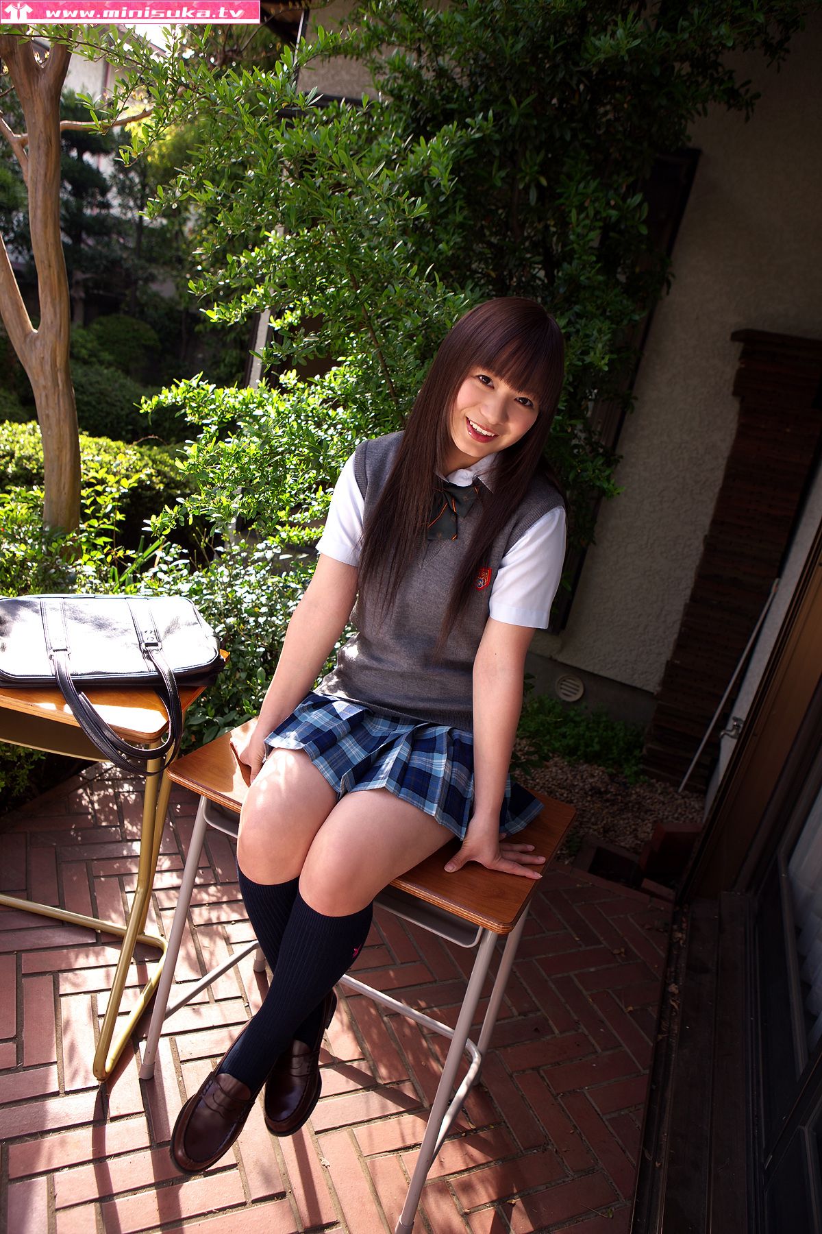 Moe Kubo 久保萌 現役女子高生 [Minisuka.tv]_第5张