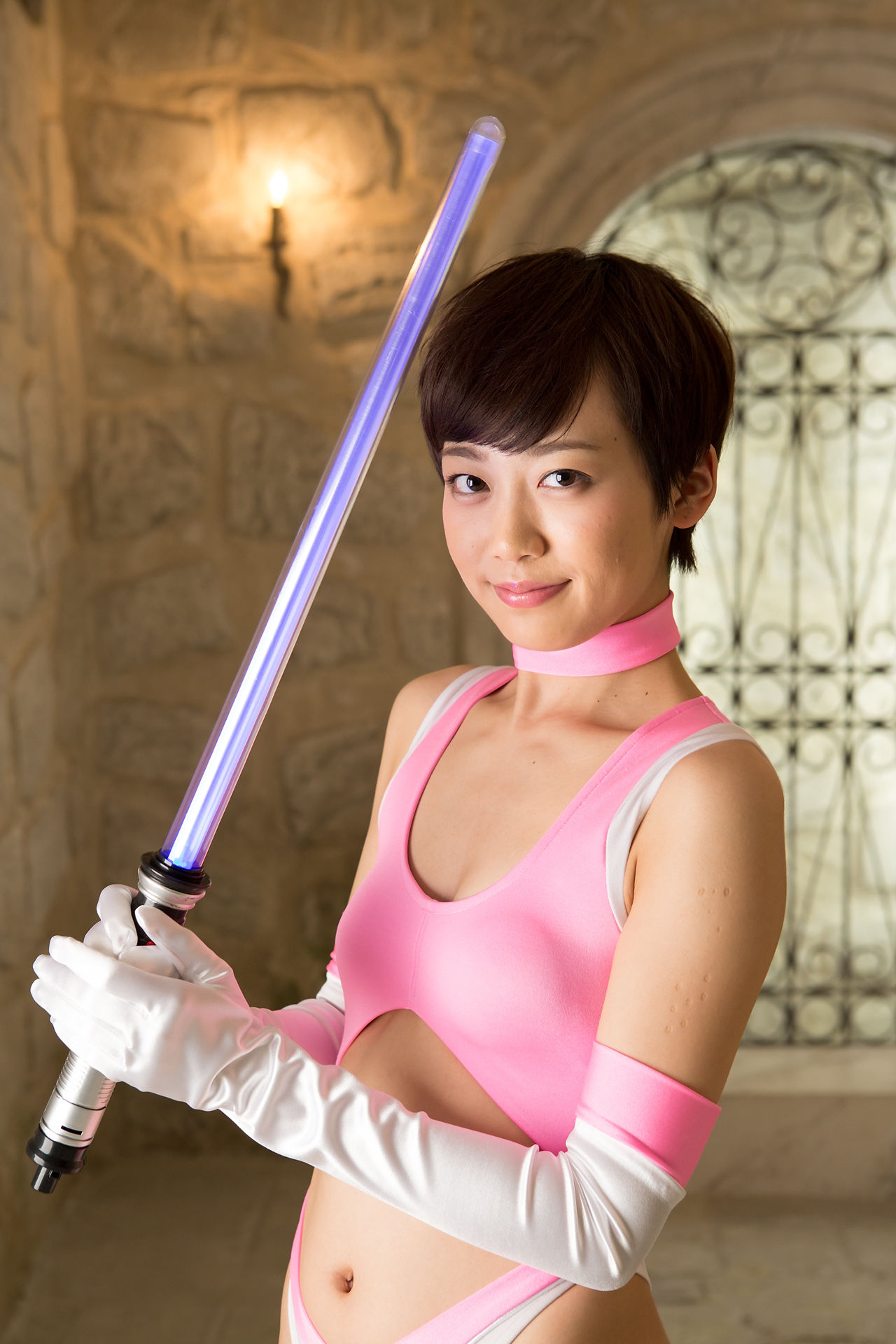 西野小春《COS剑客+性感服务员+浴室诱惑》 [Minisuka.tv]_第5张