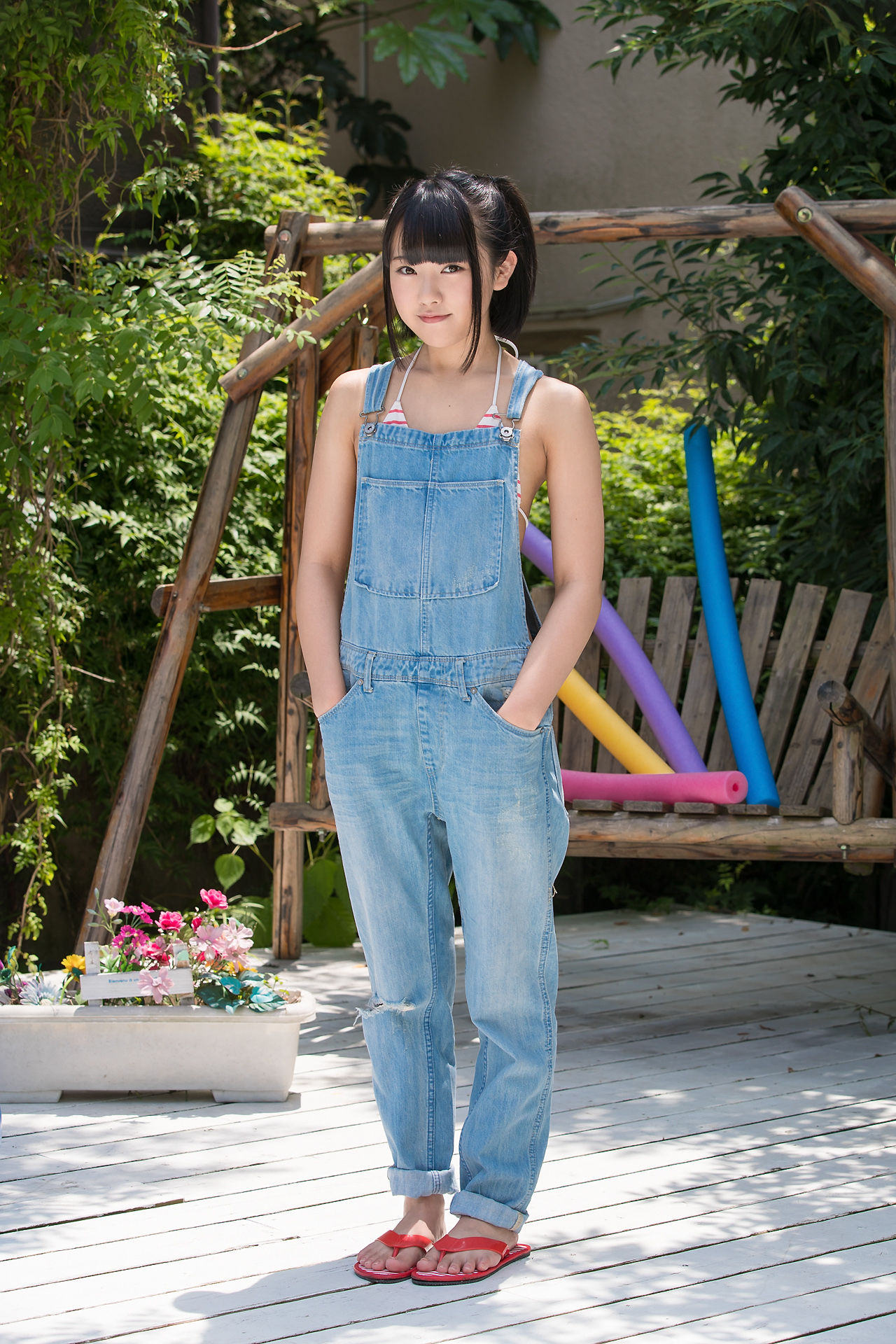 Anju Kouzuki 香月杏珠《吊带牛仔裤》 [Minisuka.tv]_第1张