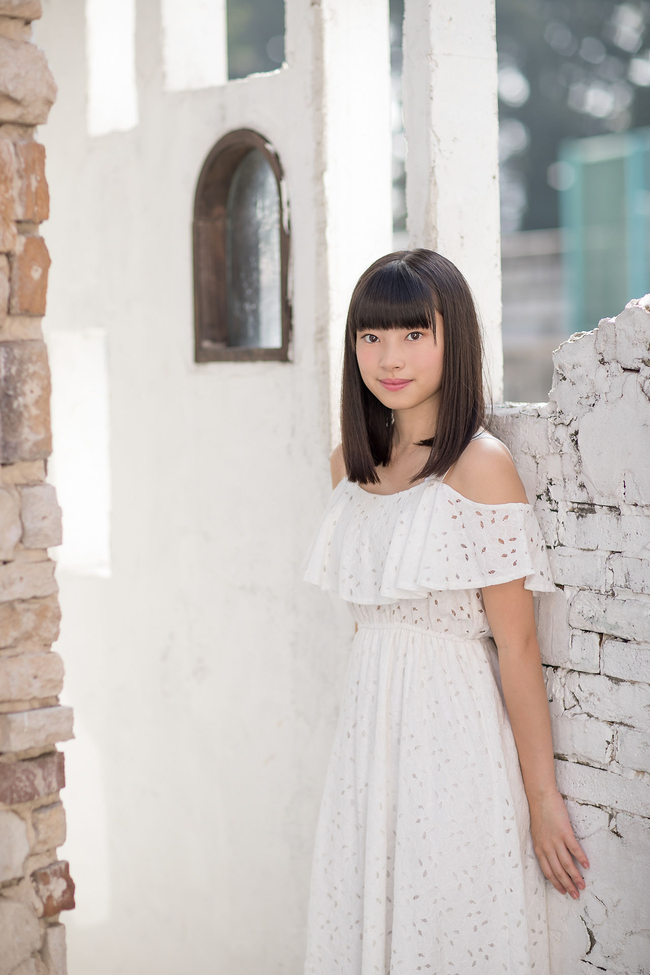 Sena Shinonome 東雲せな《白裙少女》 [Minisuka.tv]_第2张