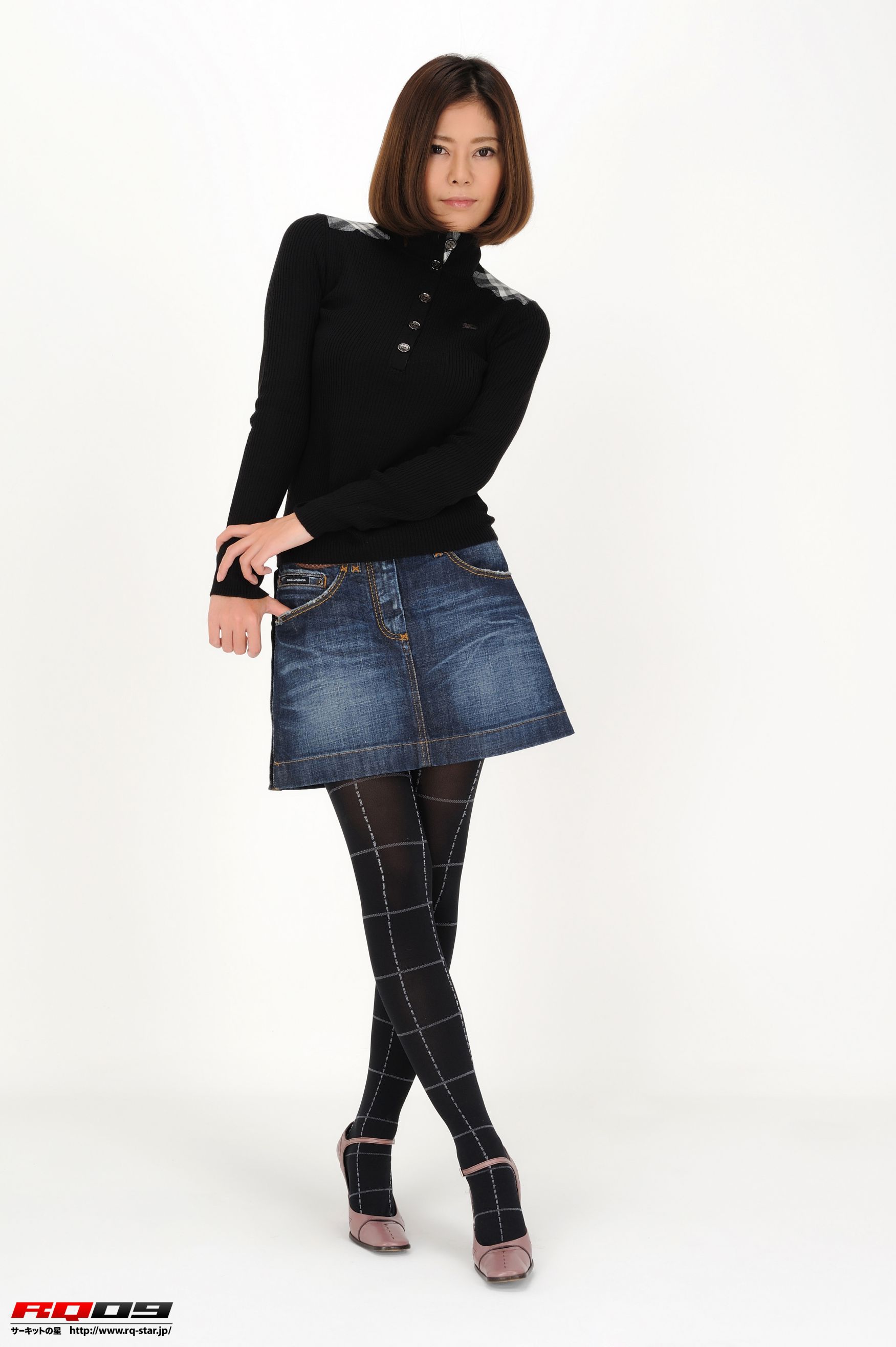 [RQ-STAR] NO.00218 モスタルディーニエリカ Private Dress 牛仔超短裙 写真集_第2张