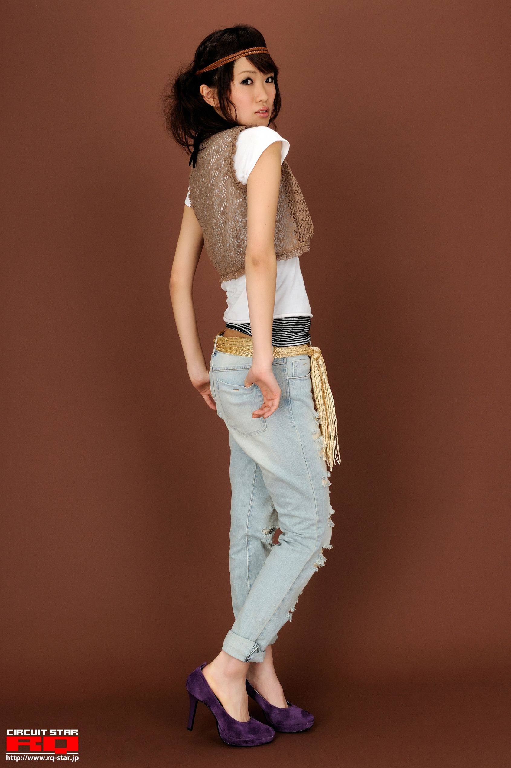 [RQ-STAR] NO.00268 福冈爱 Private Dress 牛仔装 写真集_第5张