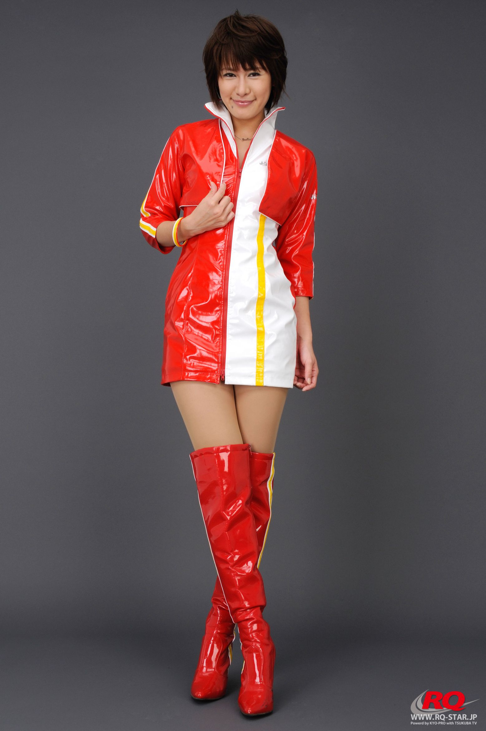 [RQ-STAR] NO.00088 Akiko Fujihara 藤原明子 Race Queen – 2008 Jim Gainer  写真集_第5张