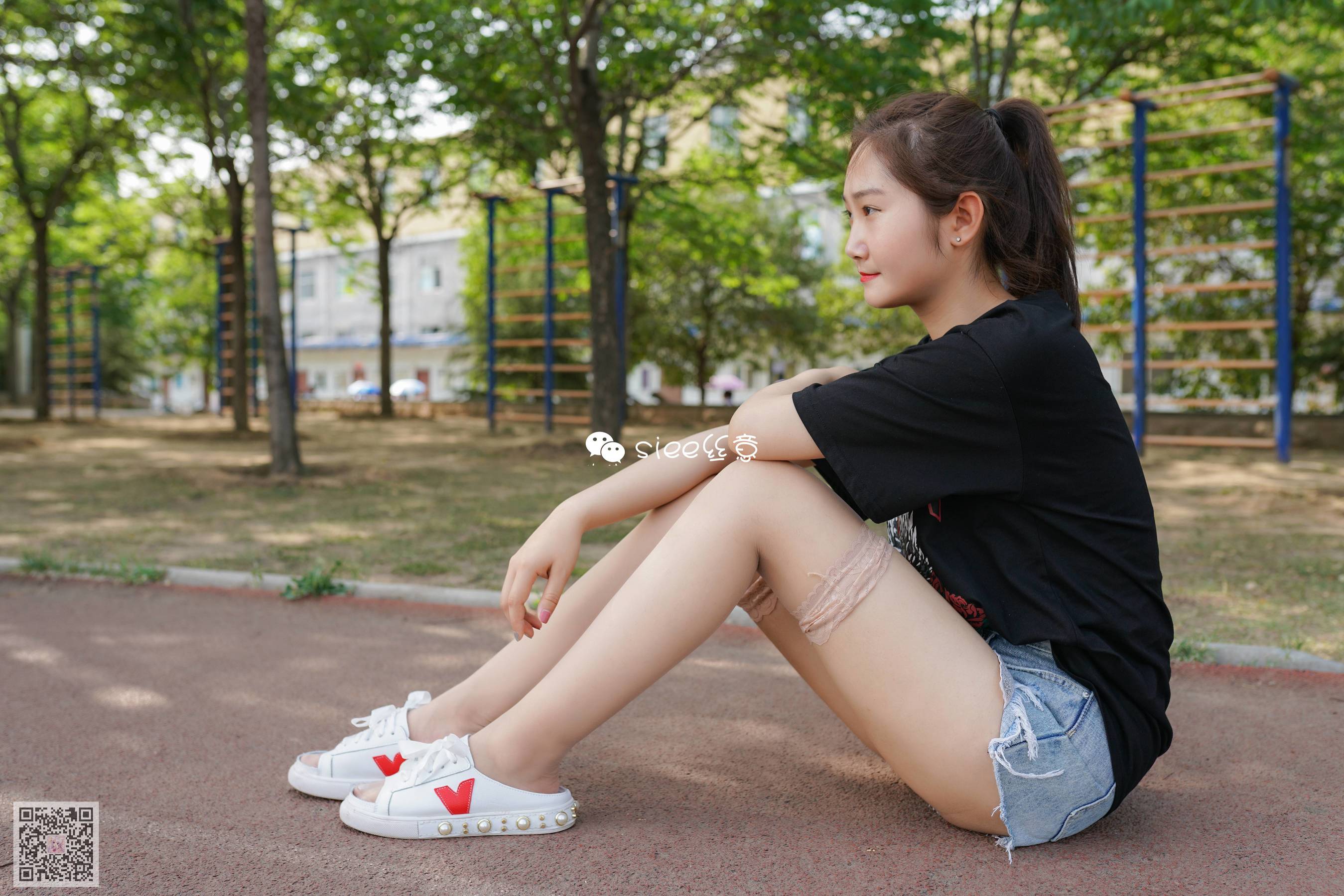 [丝意SIEE] No.299 晶晶 操场的故事_第4张