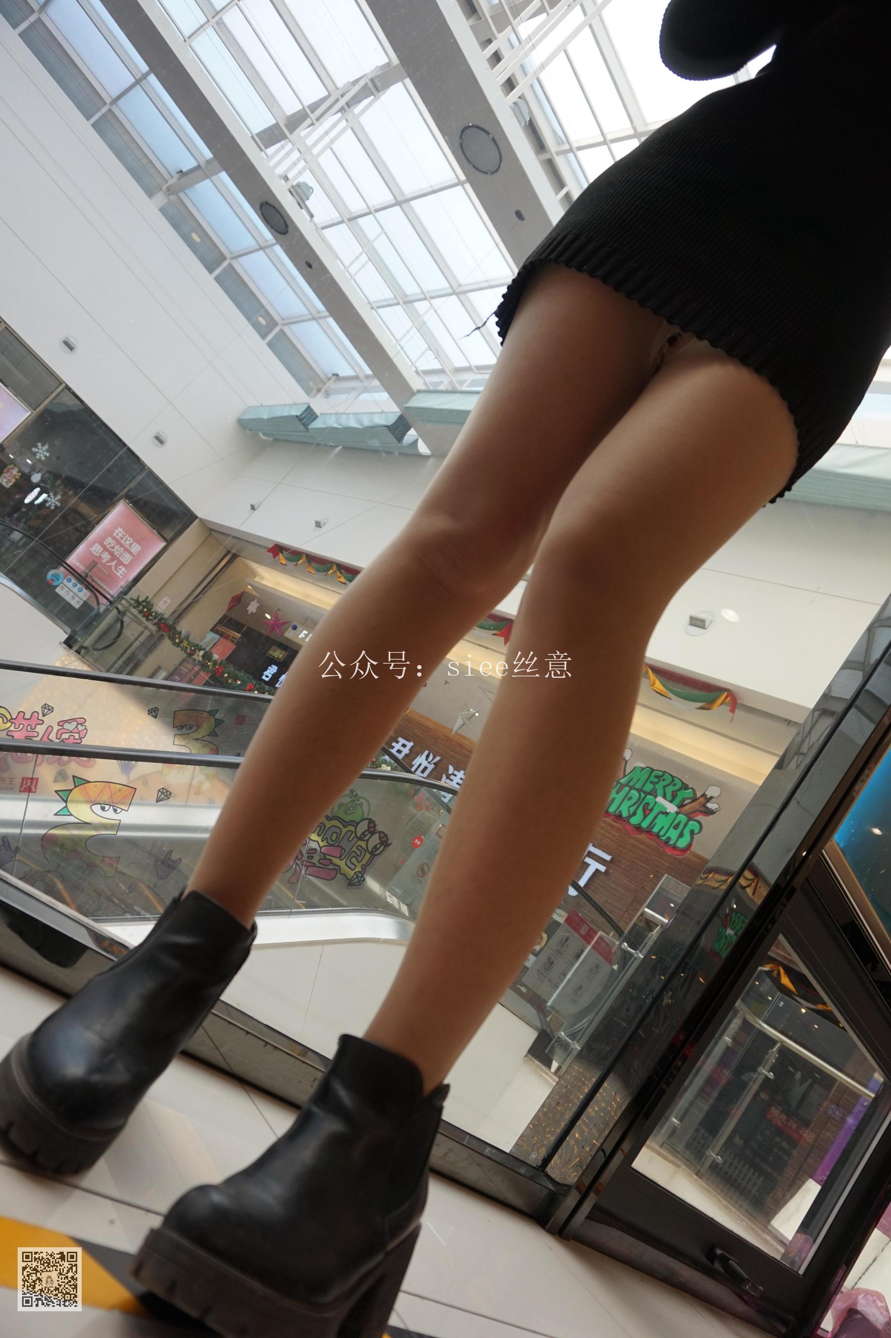 [丝意SIEE] 曦曦 黑色紧身裙配肉丝_第1张