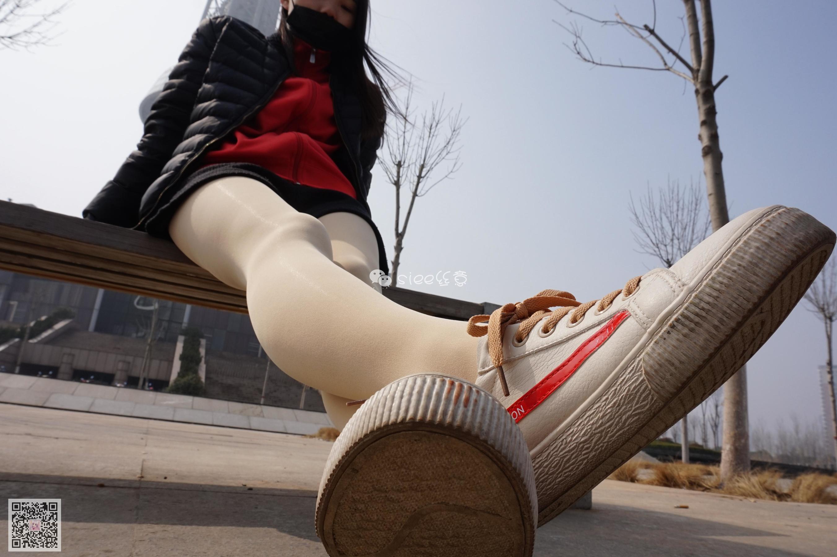 [丝意SIEE] No.062 琦琦 肉丝白鞋最配_第5张