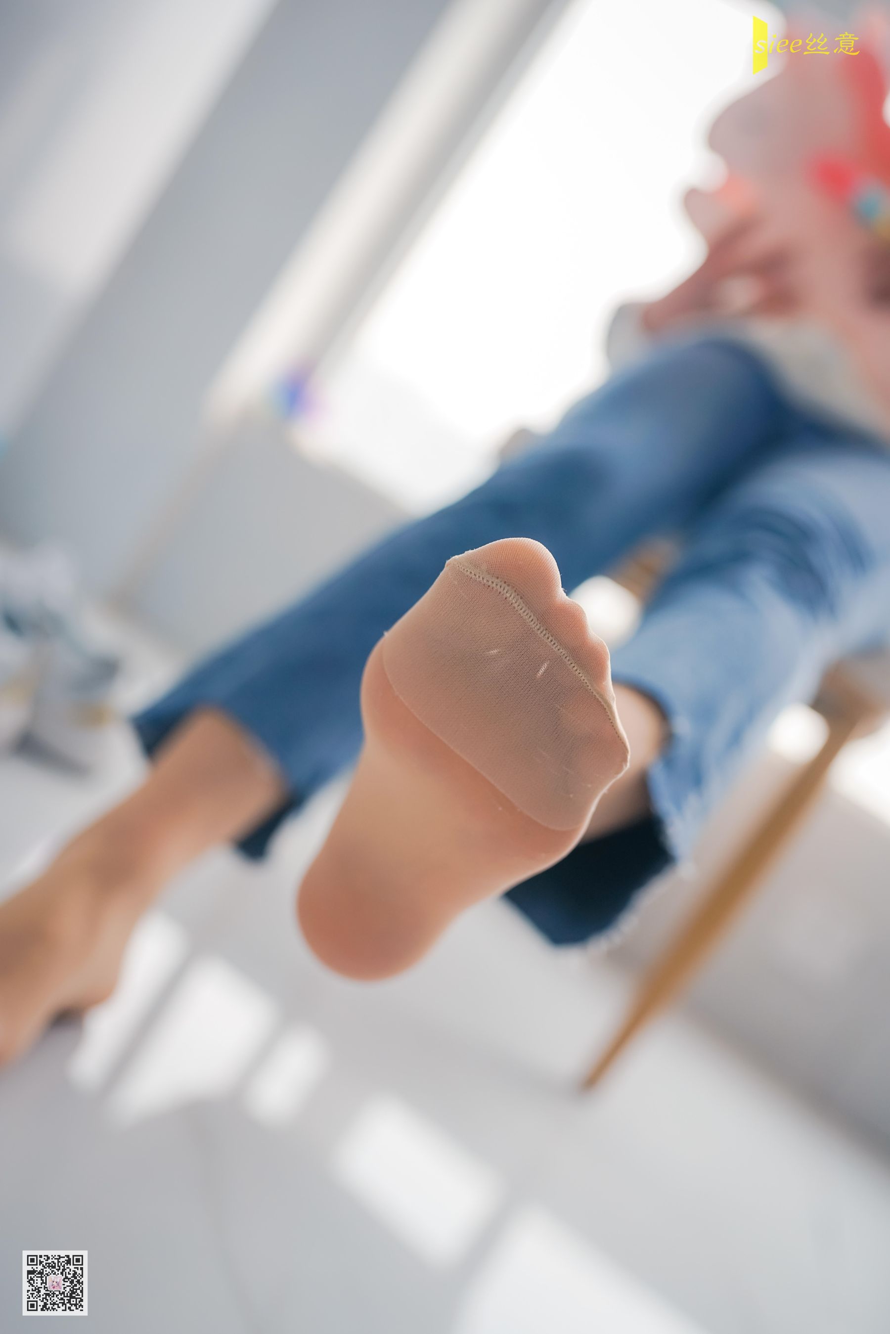 [丝意SIEE] No.466 恬恬 牛仔裤&肉丝袜_第4张