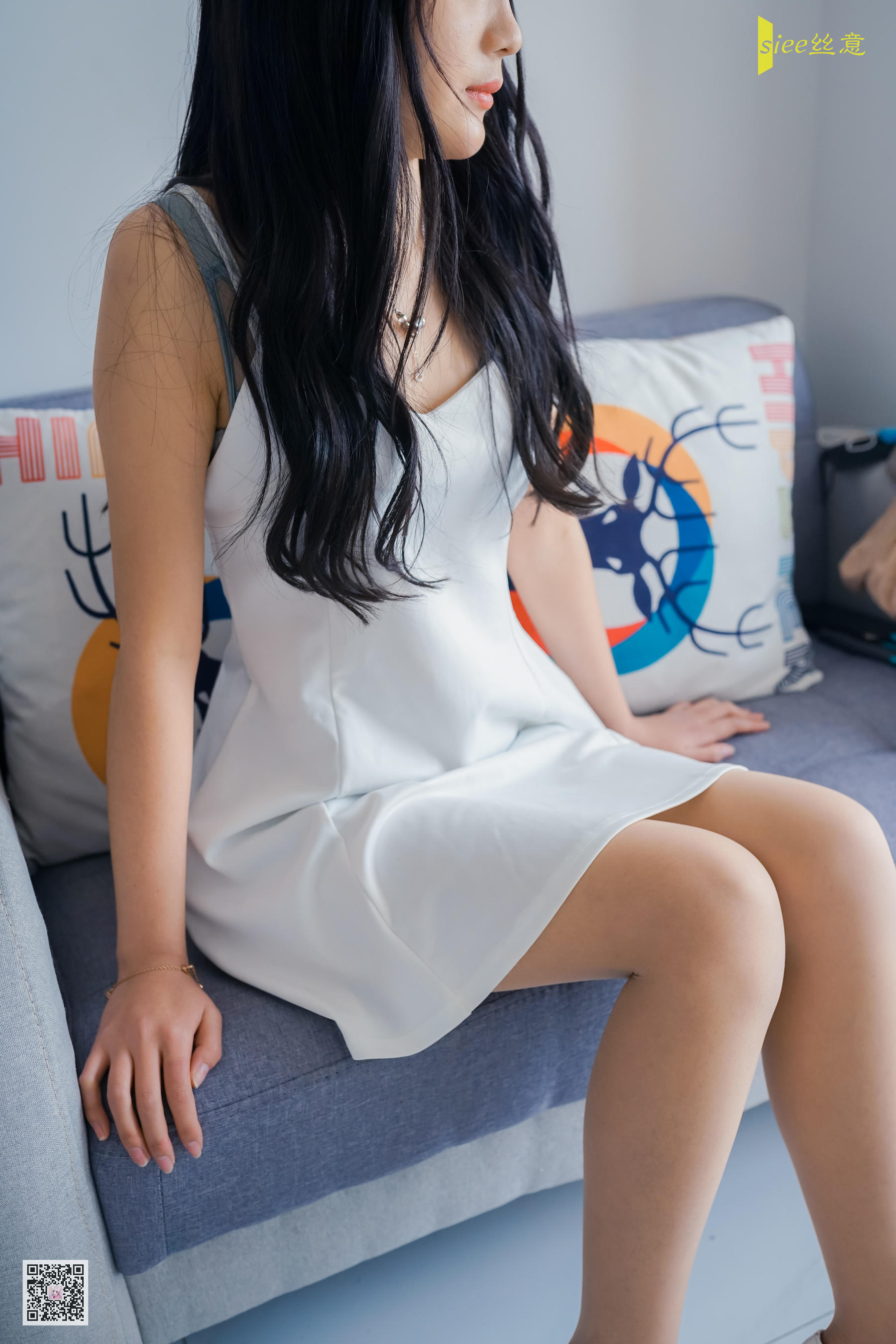 [丝意SIEE] No.469 筠筠 白色连衣裙_第4张