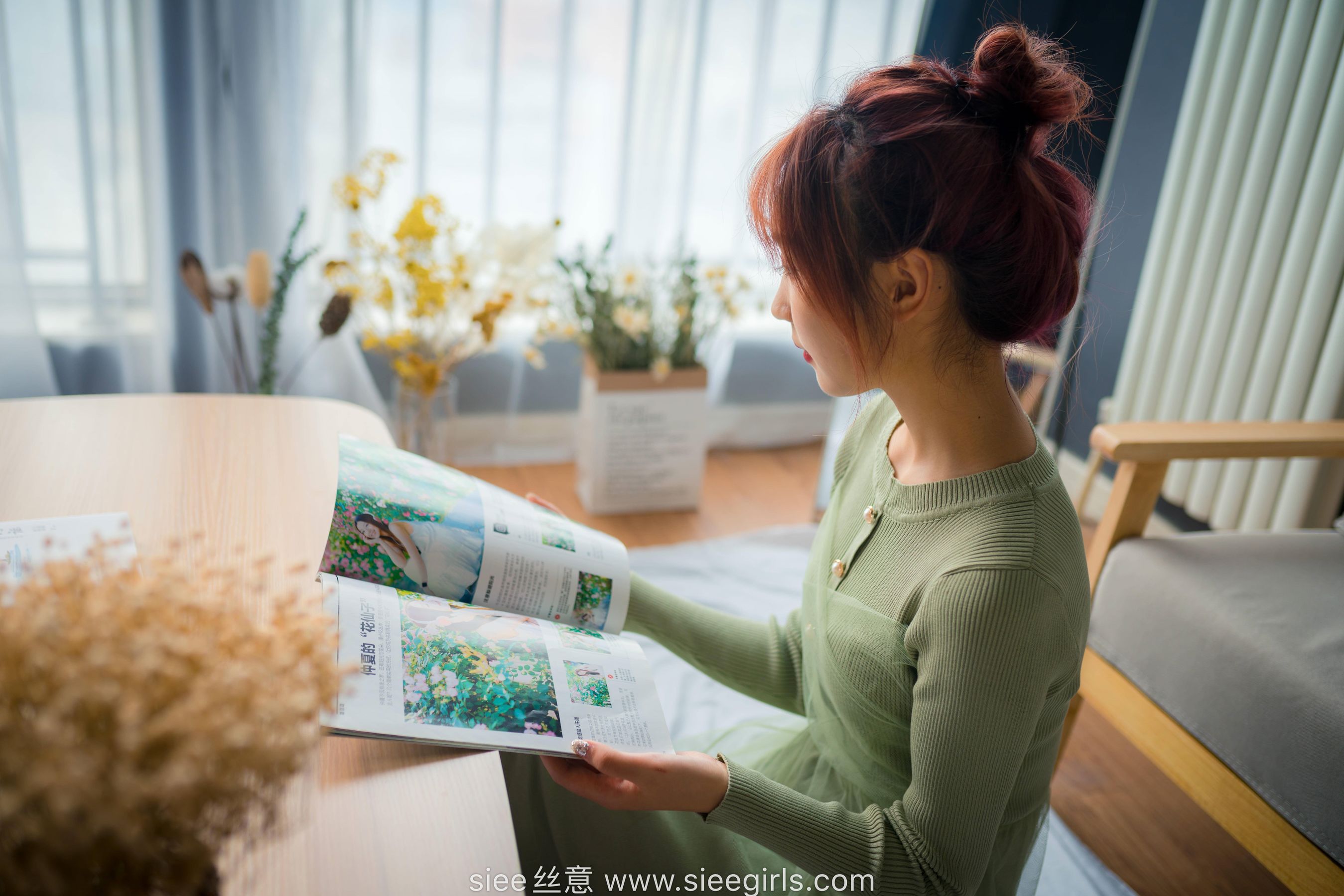 [丝意SIEE] NO.473 绿色莲衣裙 厚肉丝_第2张