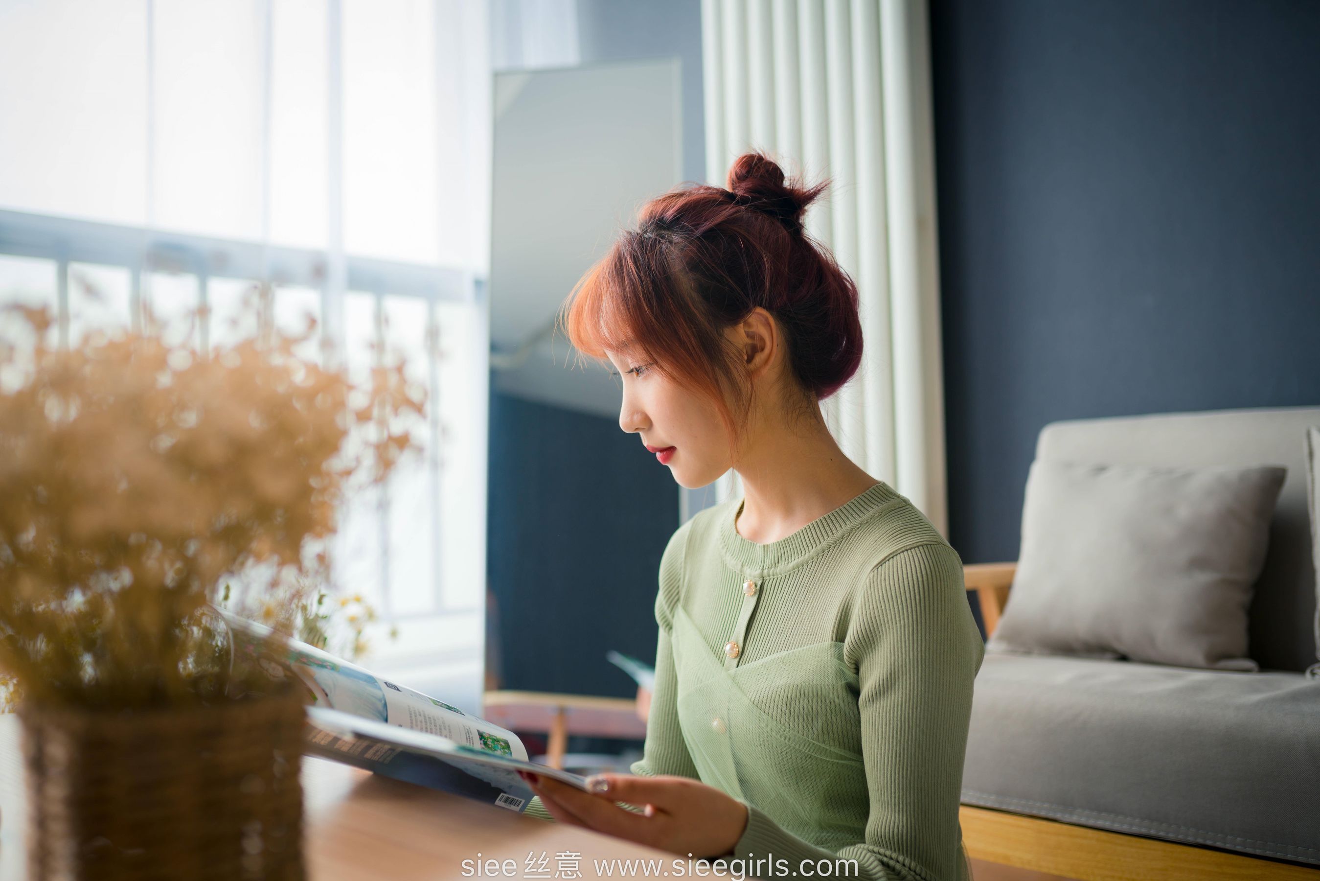 [丝意SIEE] NO.473 绿色莲衣裙 厚肉丝_第3张