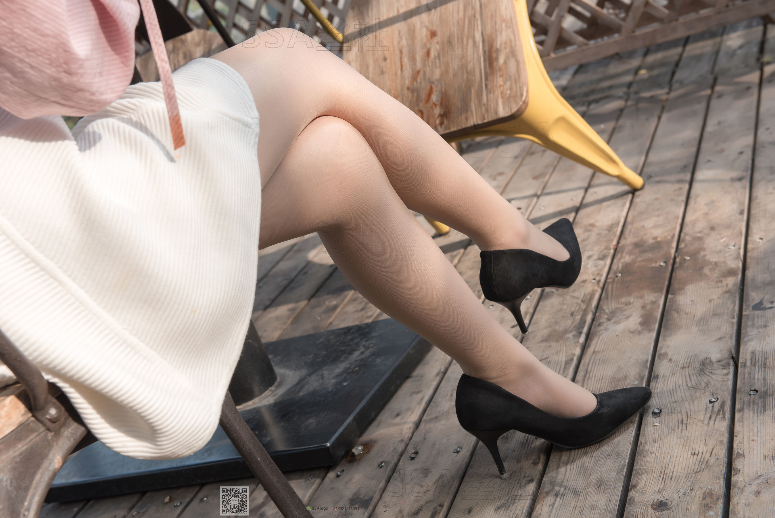 [SSA丝社]超清写真 No.052 西西 街拍小白裙_第5张