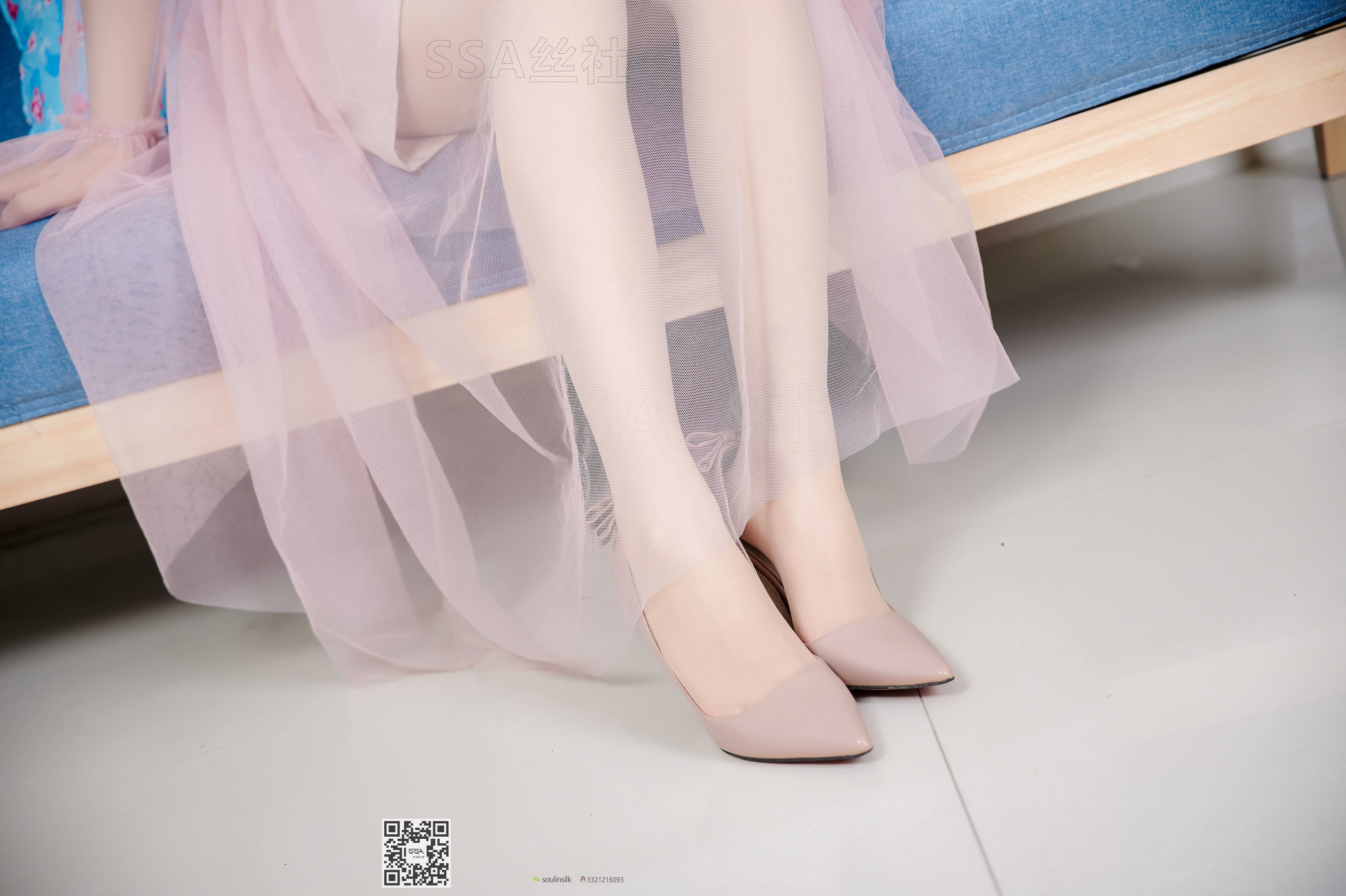 [SSA丝社]超清写真 No.114 腿模慧慧 笑容治愈系套少女粉_第2张