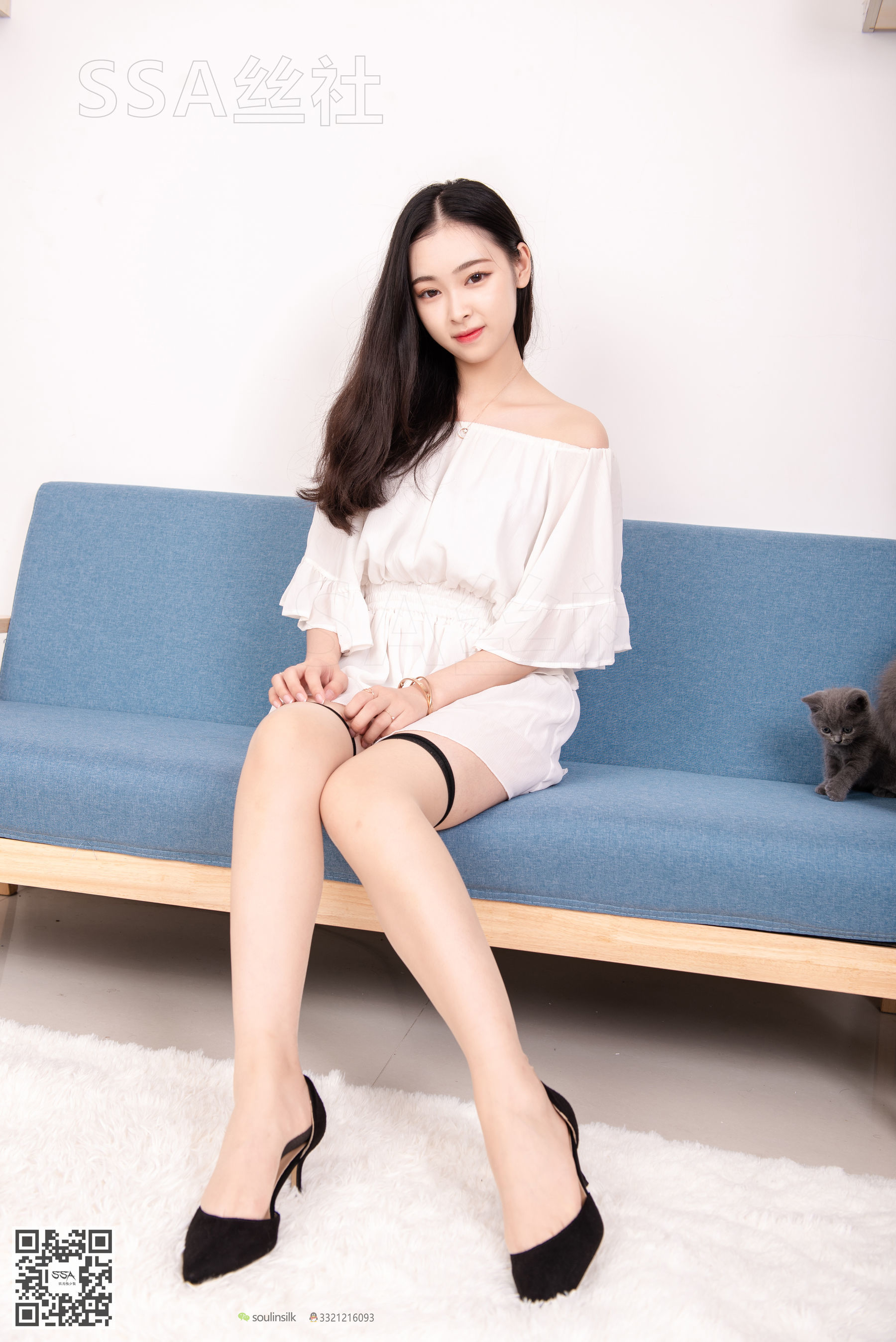 [SSA丝社]超清写真 No.143 文娟 白色连体裤_第3张