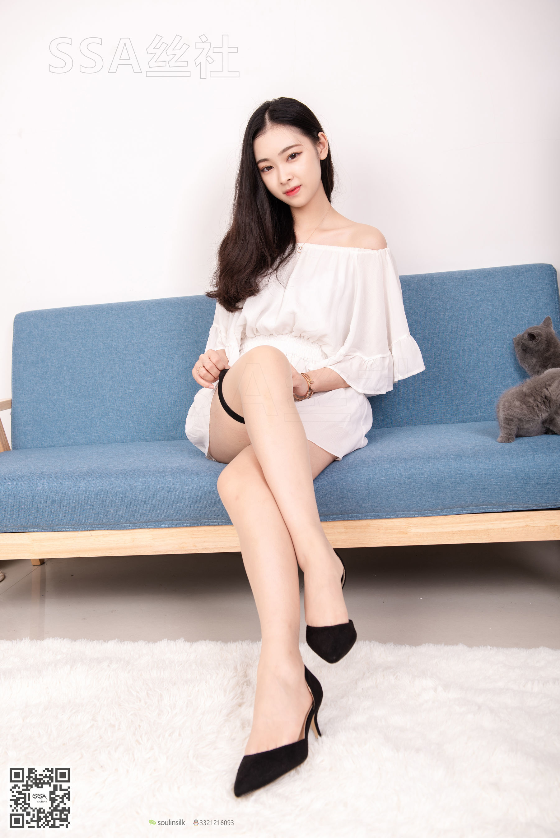 [SSA丝社]超清写真 No.143 文娟 白色连体裤_第5张