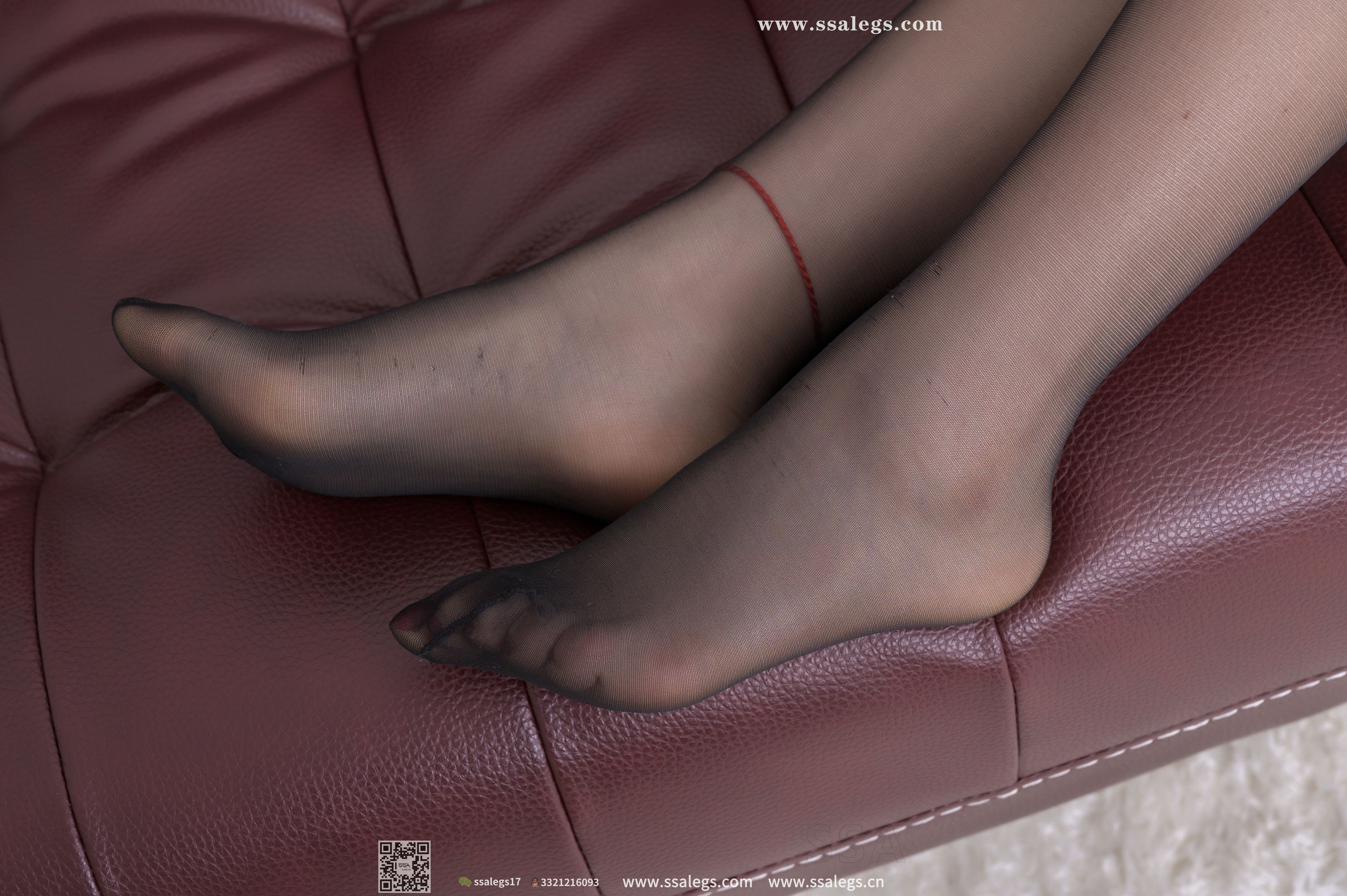 [SSA丝社]超清写真 No.315 蜜桃 蜜桃臀的诱惑黑丝写真_第3张