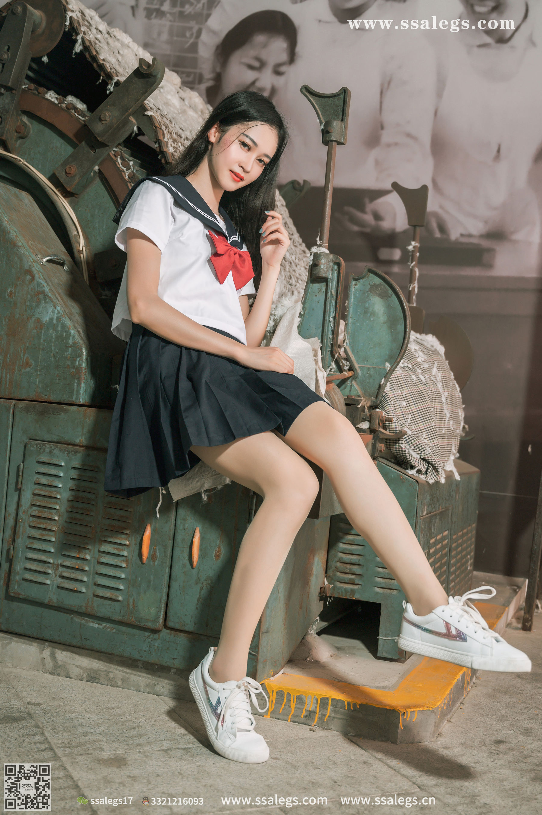 [SSA丝社]超清写真 No.422 漫漫 白色jk制服肉丝写真(下)_第1张