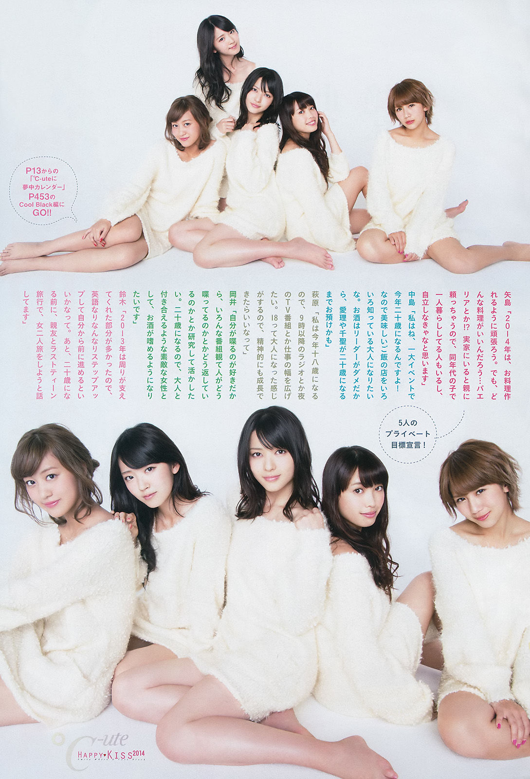 [Weekly Big Comic Spirits] 2014年No.06 ℃-ute_第4张