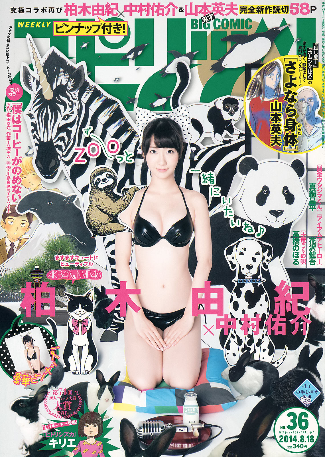 [Weekly Big Comic Spirits] 2014年No.36 柏木由紀_第1张