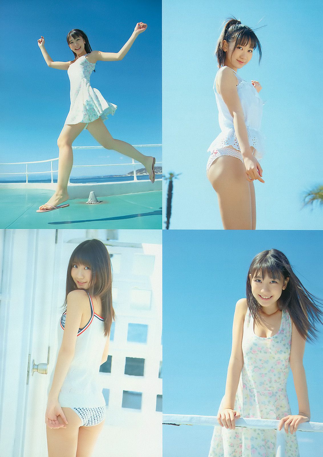 佐々木希 柏木由紀 篠崎愛 荒井萌 [Weekly Playboy] 2010年No.17 写真杂志_第4张