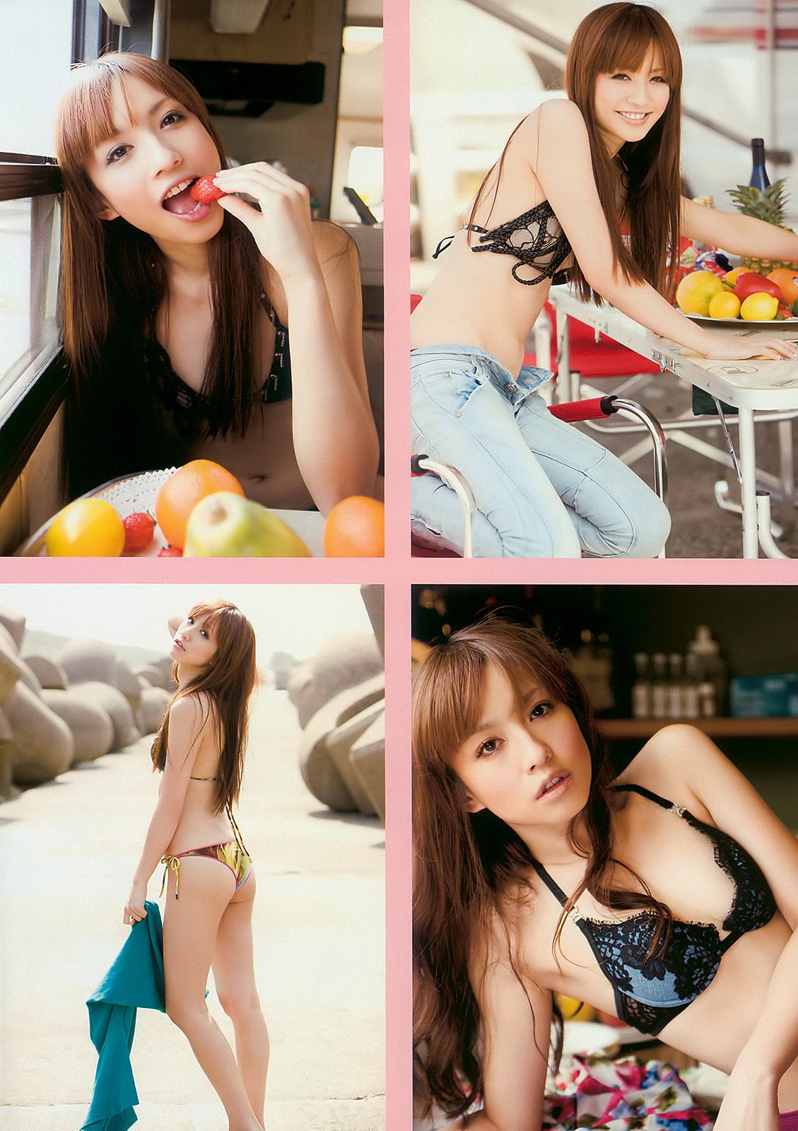 優木まおみ 松井玲奈 瀬尾秋子 東江梨加 夏菜 [Weekly Playboy] 2010年No.21 写真杂志_第3张