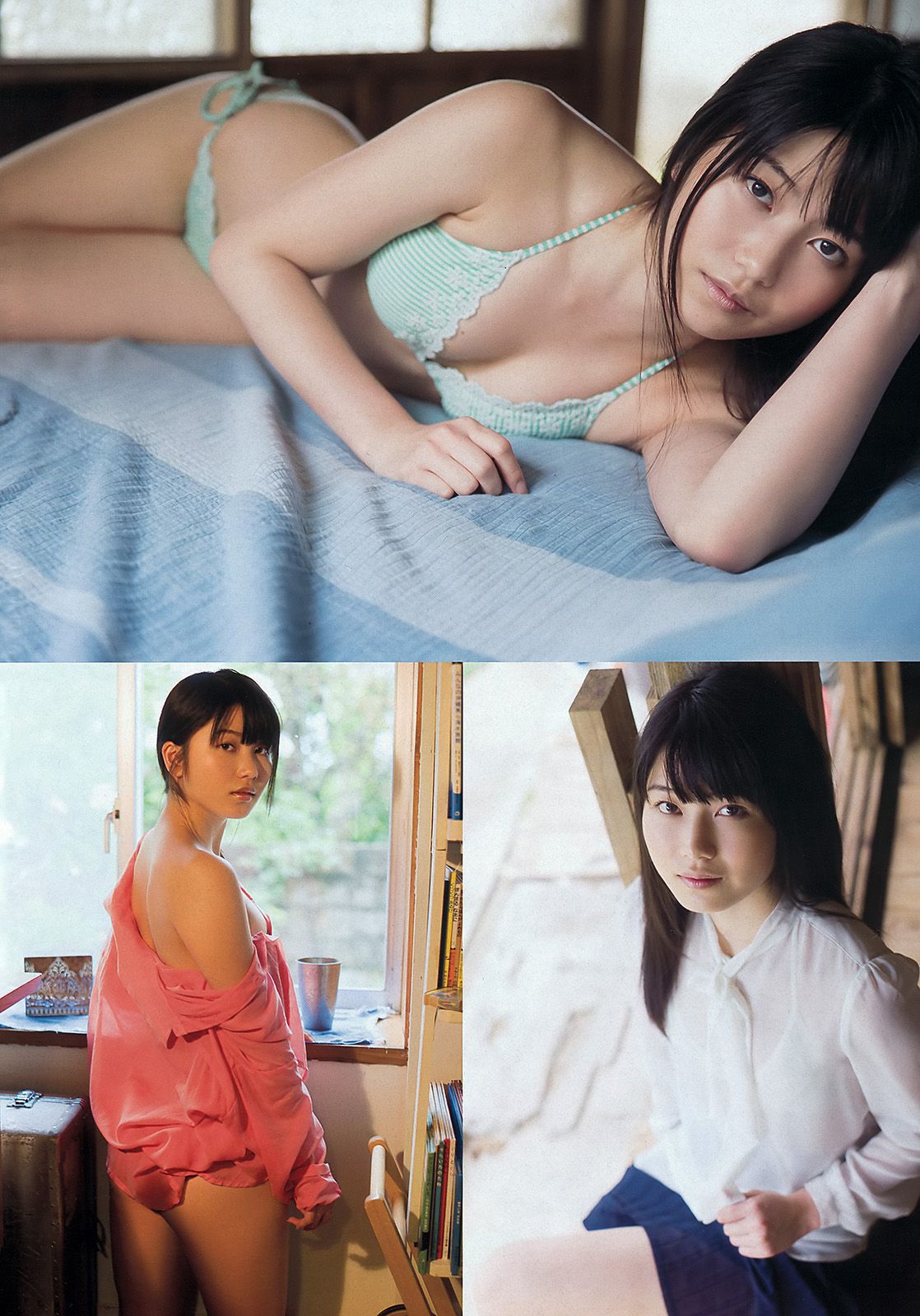 ももいろクローバーZ 横山由依 新川優愛 上間美緒 杉原杏璃 矢神久美 [Weekly Playboy] 2013年No.20 写真杂志_第3张