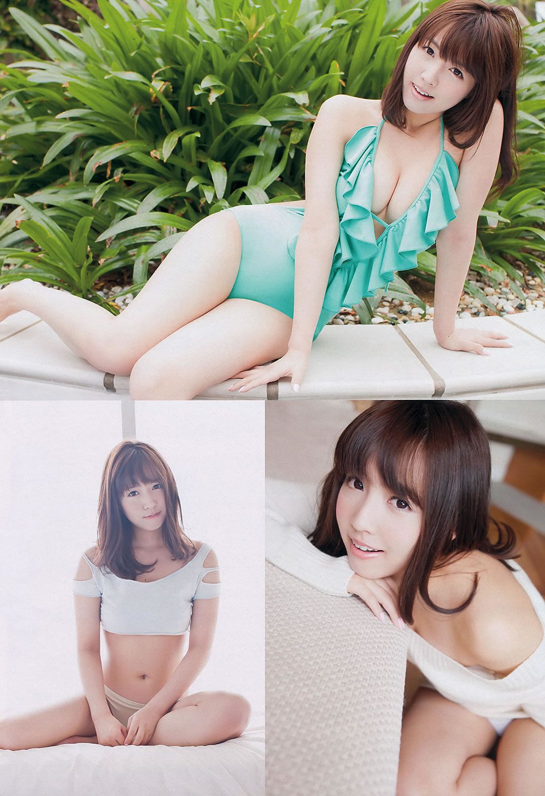 鬼头桃菜 上西恵 永尾まりや 川栄李奈 坛蜜 鈴木ちなみ 最上もが 林さやか [Weekly Playboy] 2013年No.23 写真杂志_第3张