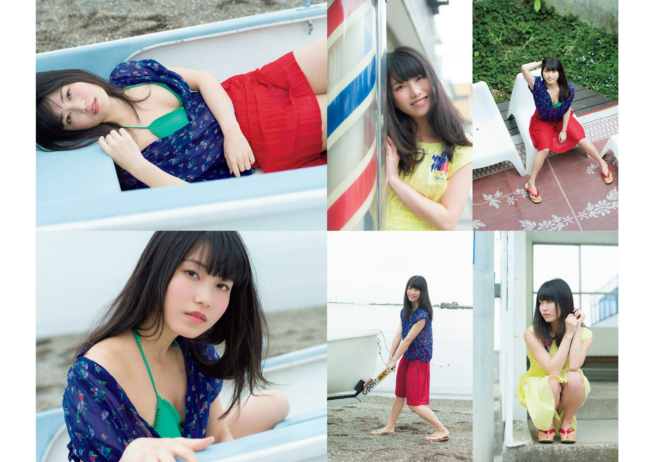 星名美津紀 横山由依 大場美奈 吉田朱里 久慈暁子 金田彩菜 平塚千瑛 杉原杏璃 小野恵令奈 神室舞衣 [Weekly Playboy] 2014年No.21 写真杂志_第3张